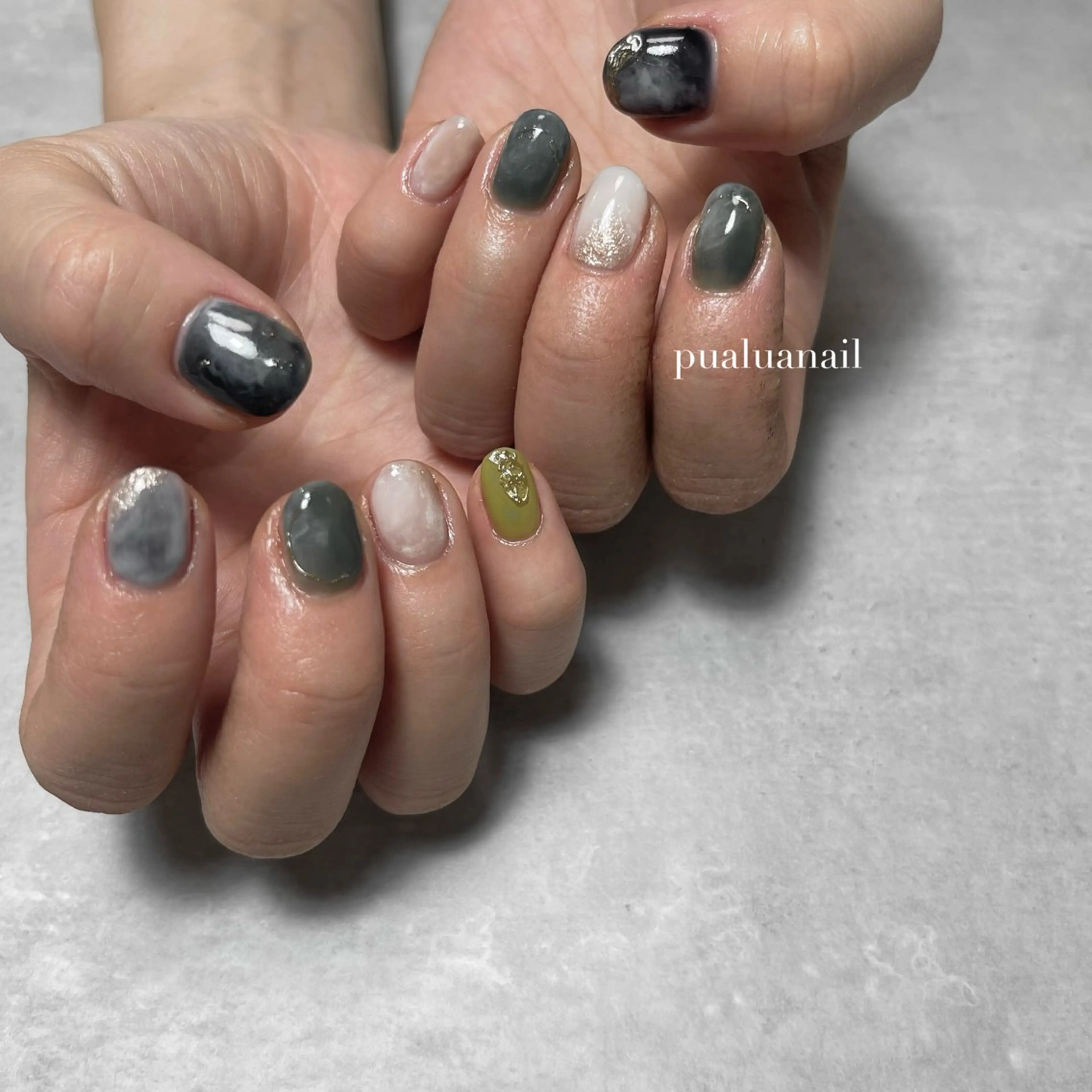 ネイル ハンドネイル pualua miharuのネイルデザイン