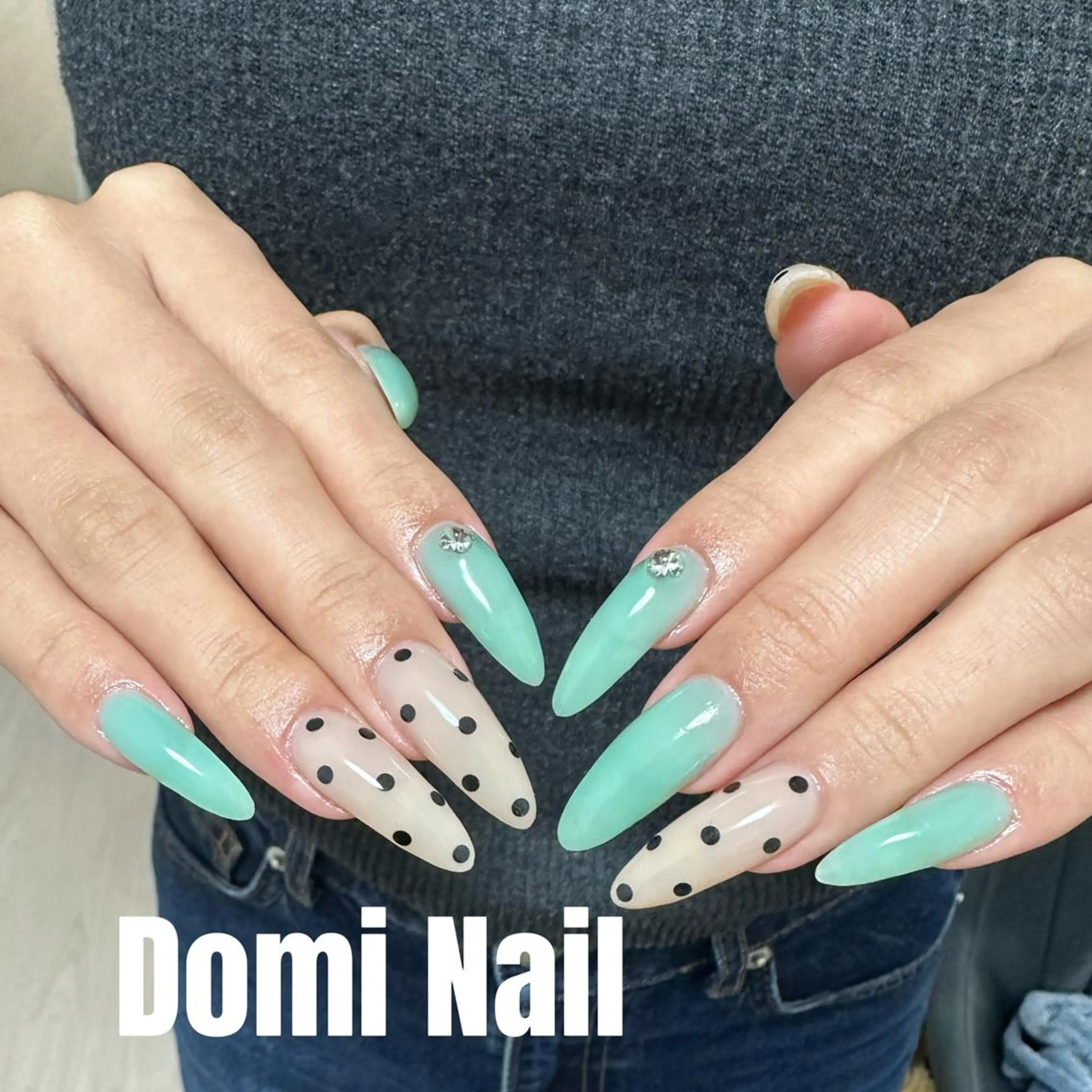 ネイル ドット ネイルチップ ハンドネイル Domi Nail Salonのネイルデザイン