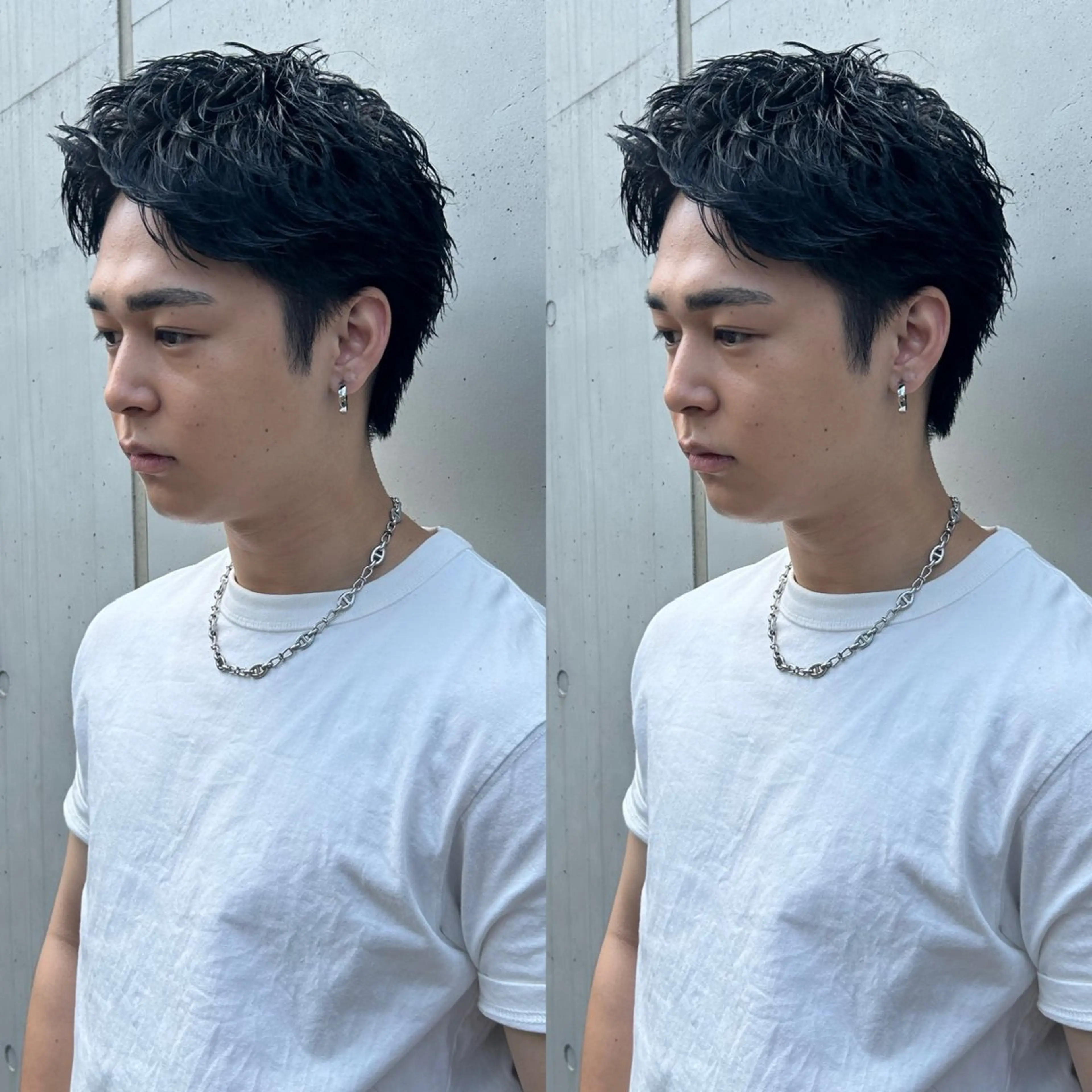 ショート カラー パーマ ヘアアレンジ メンズ カット パーマ トリートメント ヘアセット 亀井隆汰/メンズ専門 パーマ特化美容師のヘアスタイル