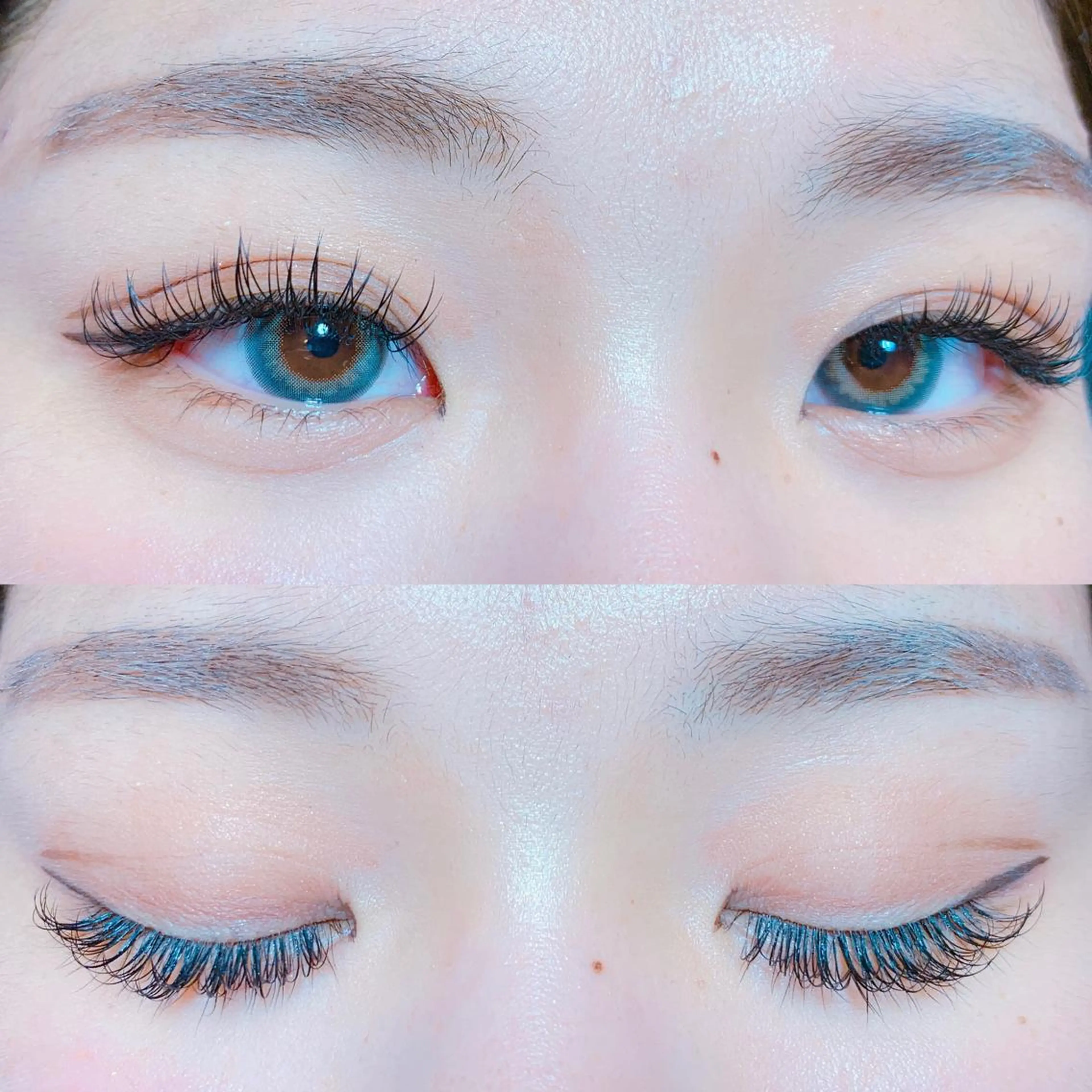 マツエク・マツパ フラットラッシュ Belle rinaのマツエク・マツパデザイン