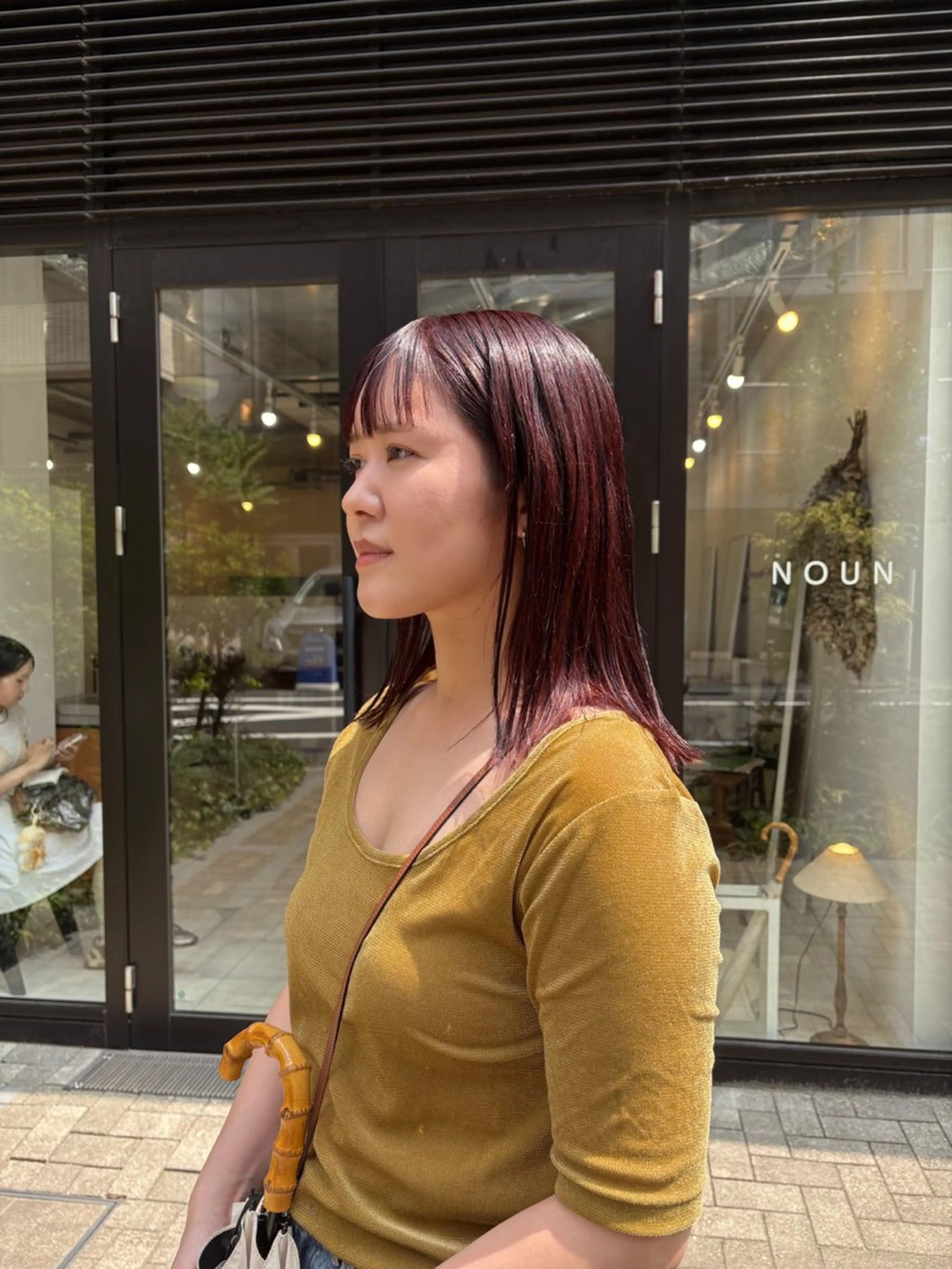 ミディアム カラー カット ヘアカラー eri kinjoのヘアスタイル