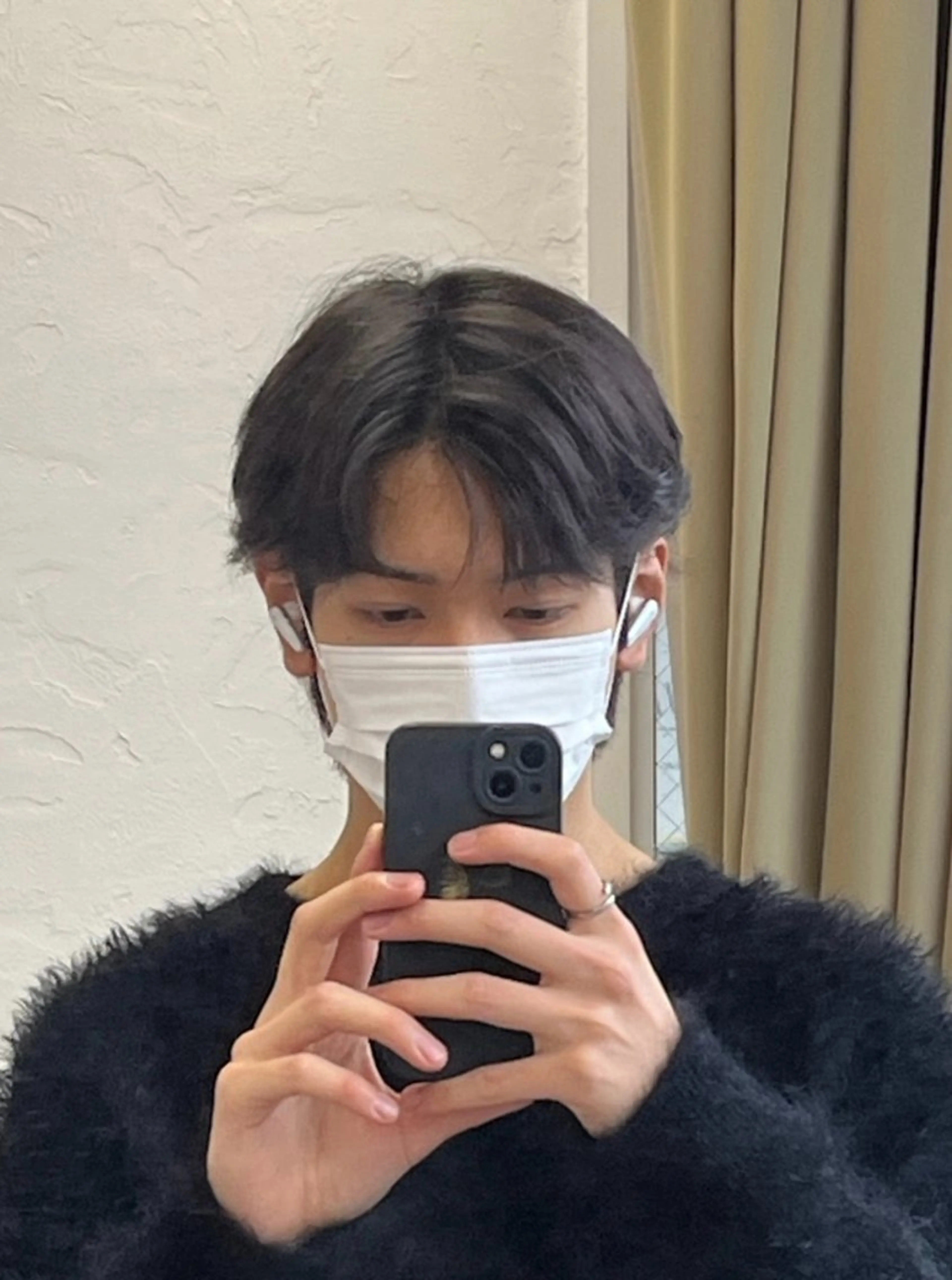 メンズ メンズ韓国風 上𦚰 慶のヘアスタイル