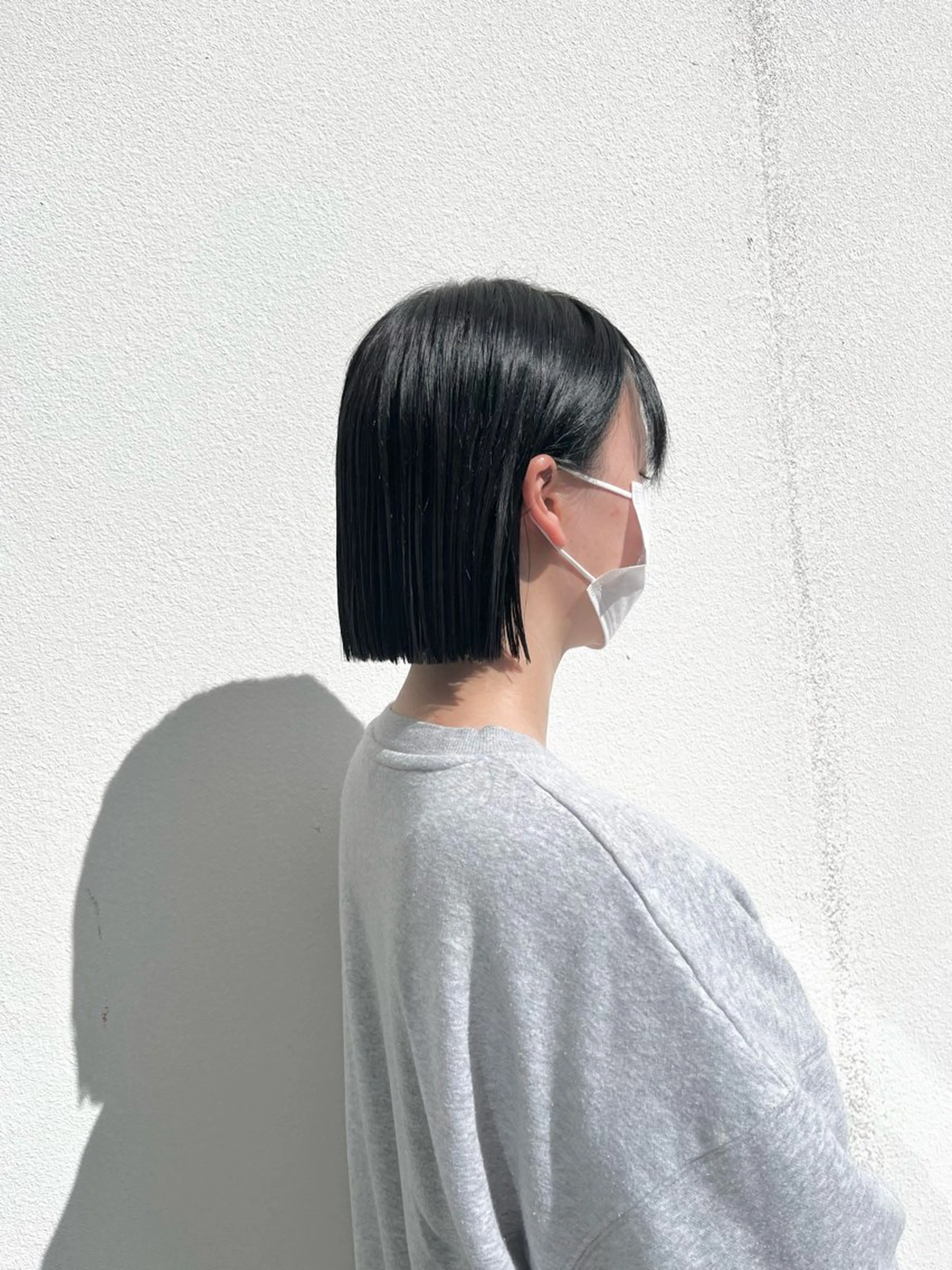 ショート カラー 黒髪 ボブ 松岡 アユミ  berryのマツエク・マツパデザイン