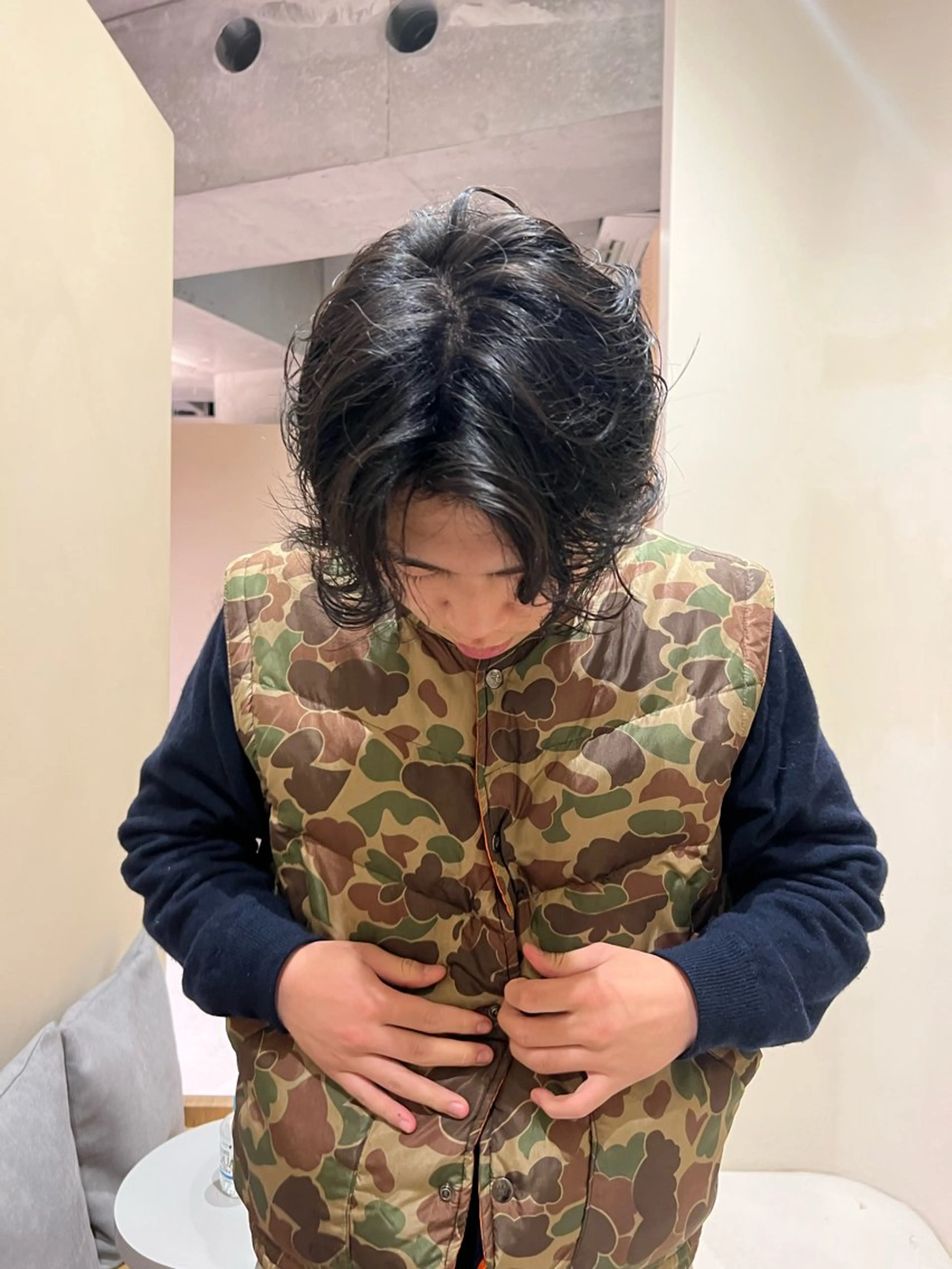 パーマ レイヤーカット NERO加藤木麻彩のヘアスタイル