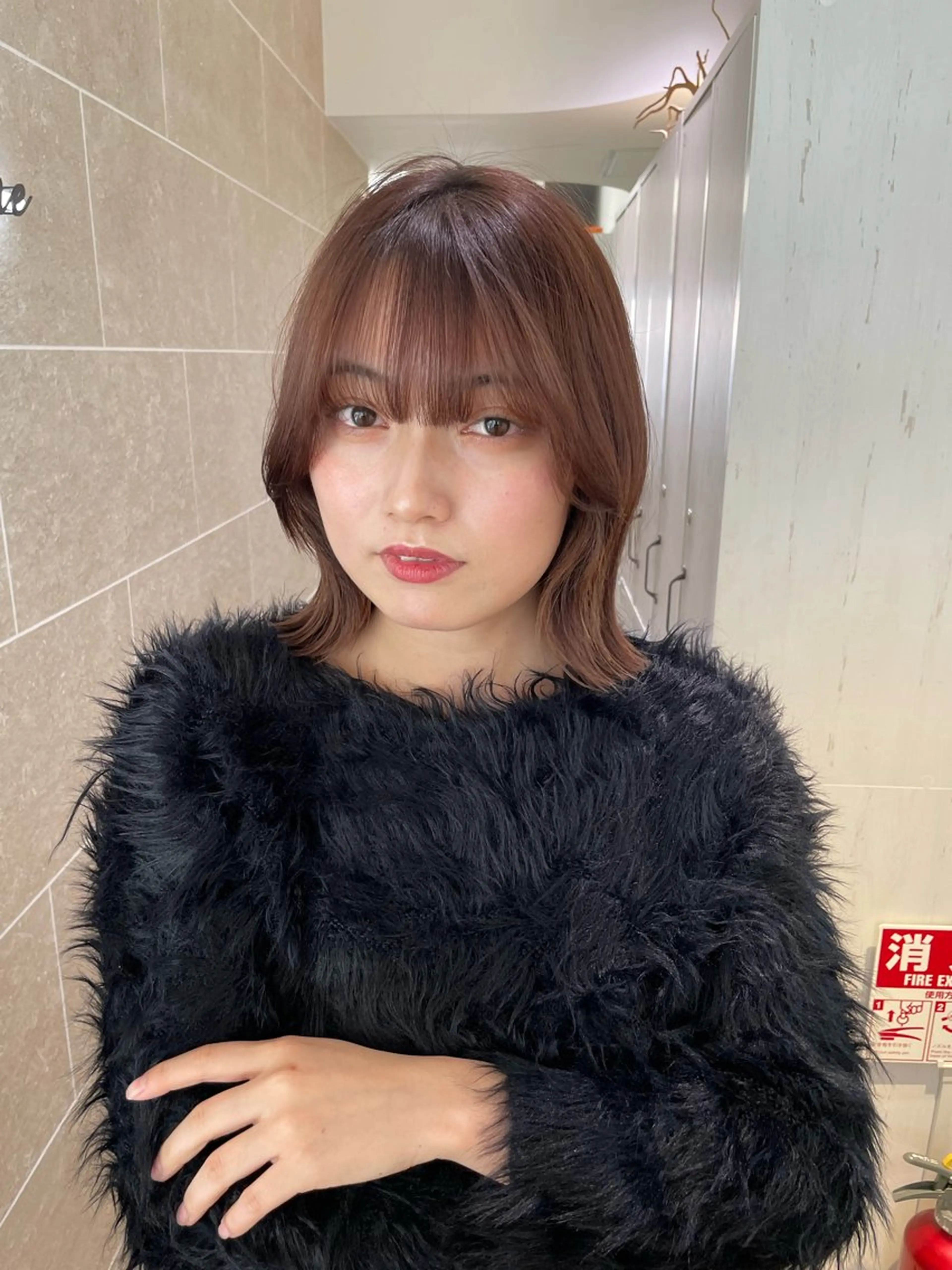 似合わせレイヤー🌟 巻ける縮毛矯正みつきのヘアスタイル