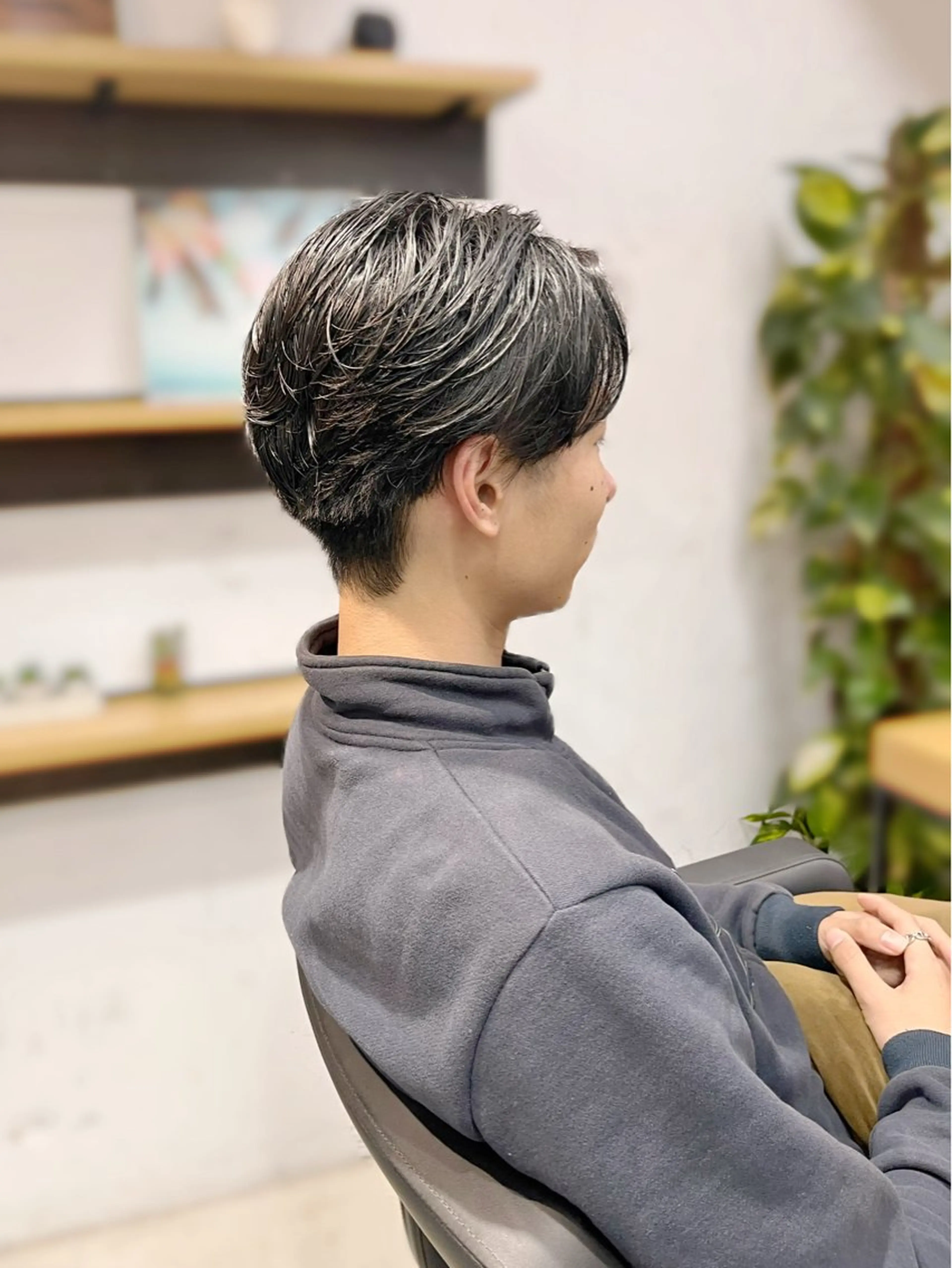 パーマ メンズ フェザーパーマ メンズパーマ 💖暖色系カラー💖 🦋HARU 🦋のヘアスタイル