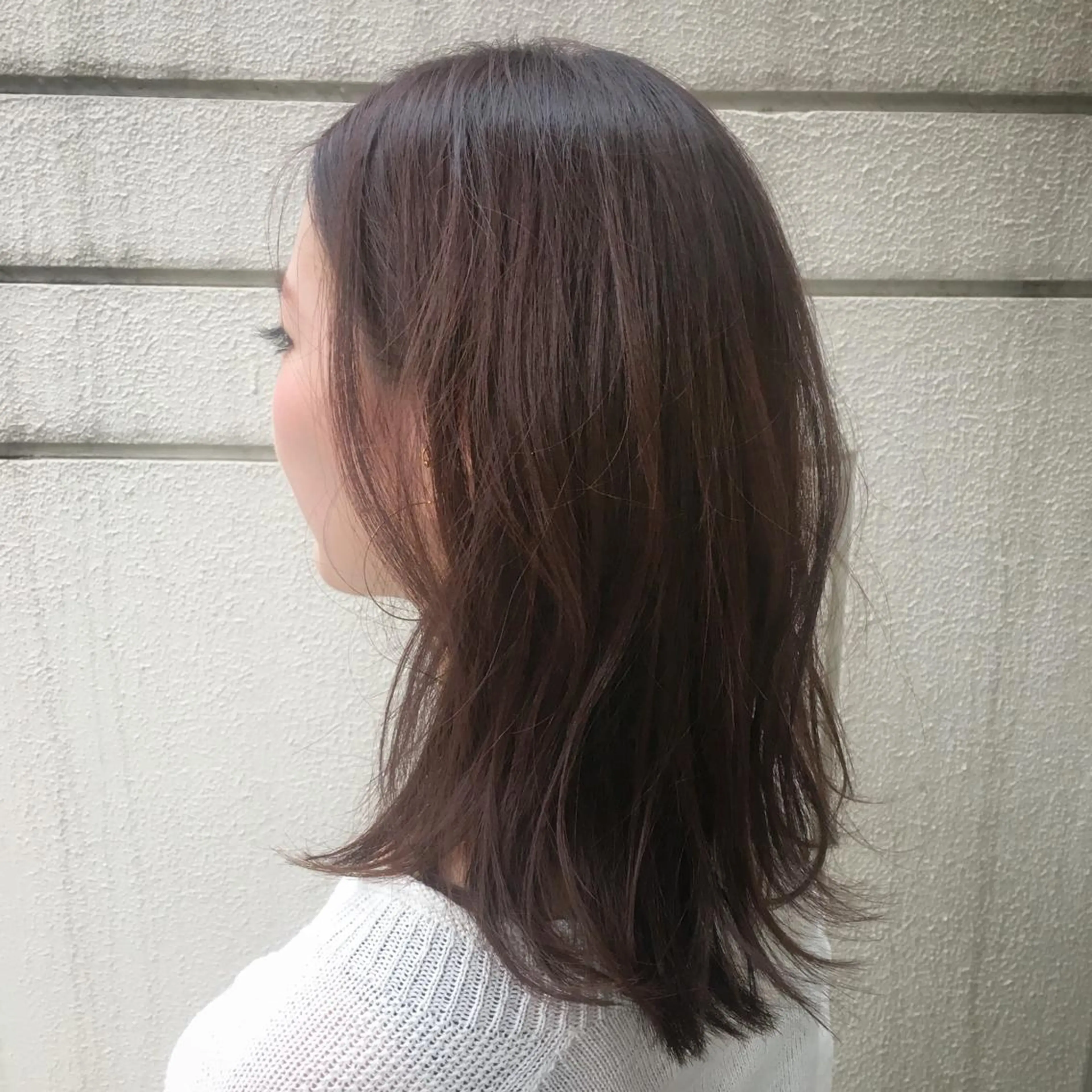 ミディアム カラー 低ダメージパーマ ケアパーマ/武田明大のヘアスタイル