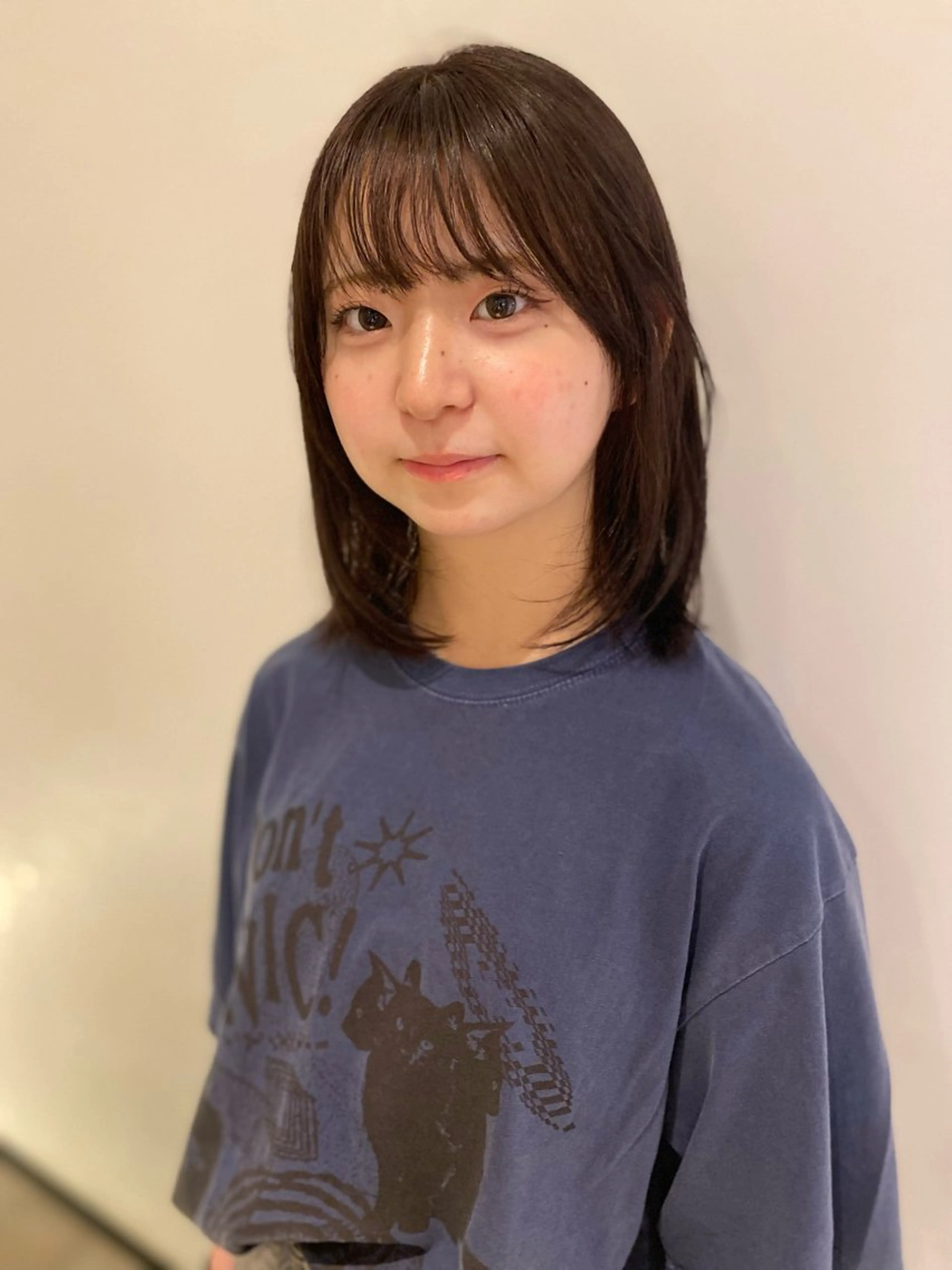 ミディアム カラー flamingo🦩 マナのヘアスタイル