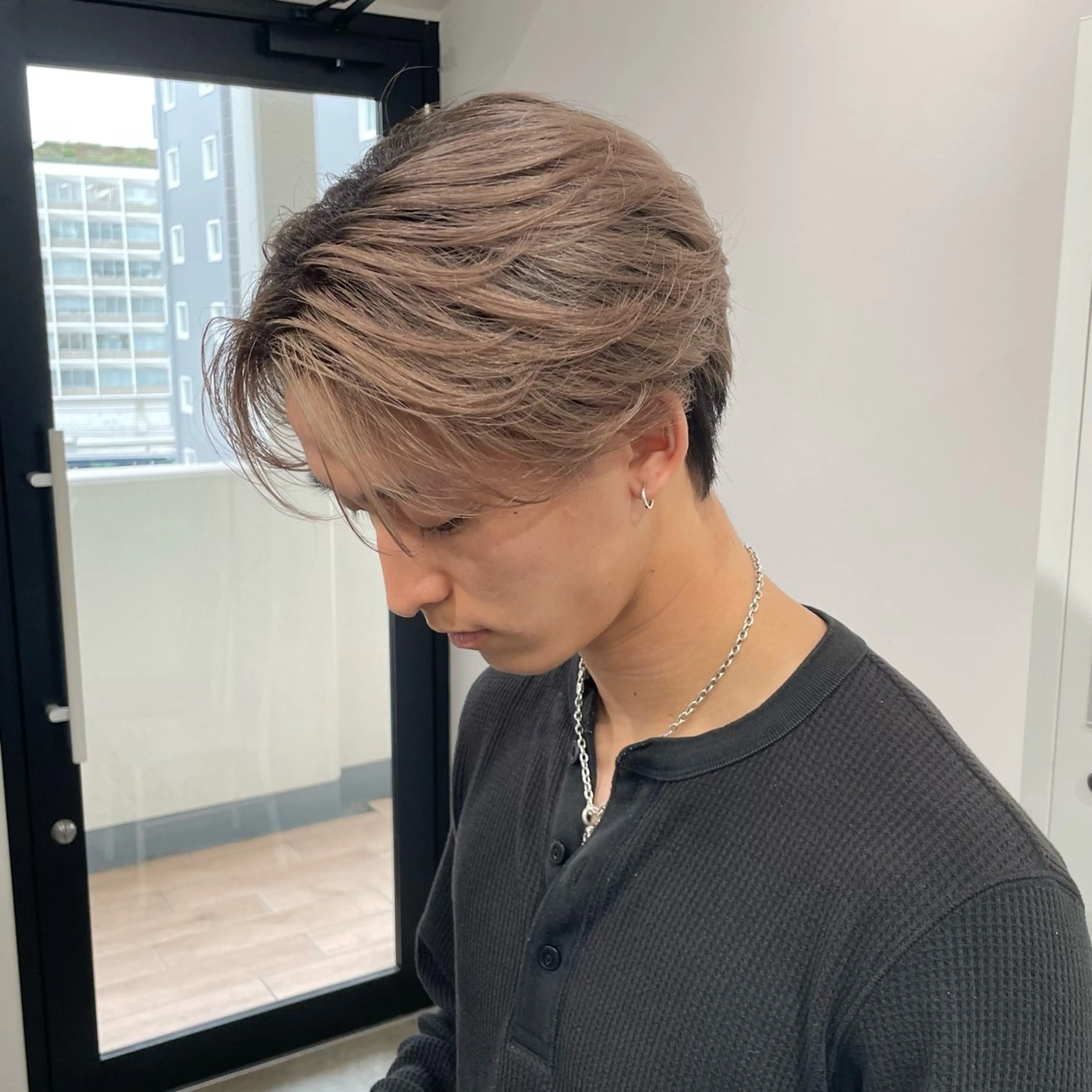 カラー メンズ カット ヘアカラー トリートメント REINA ISHIDOのヘアスタイル