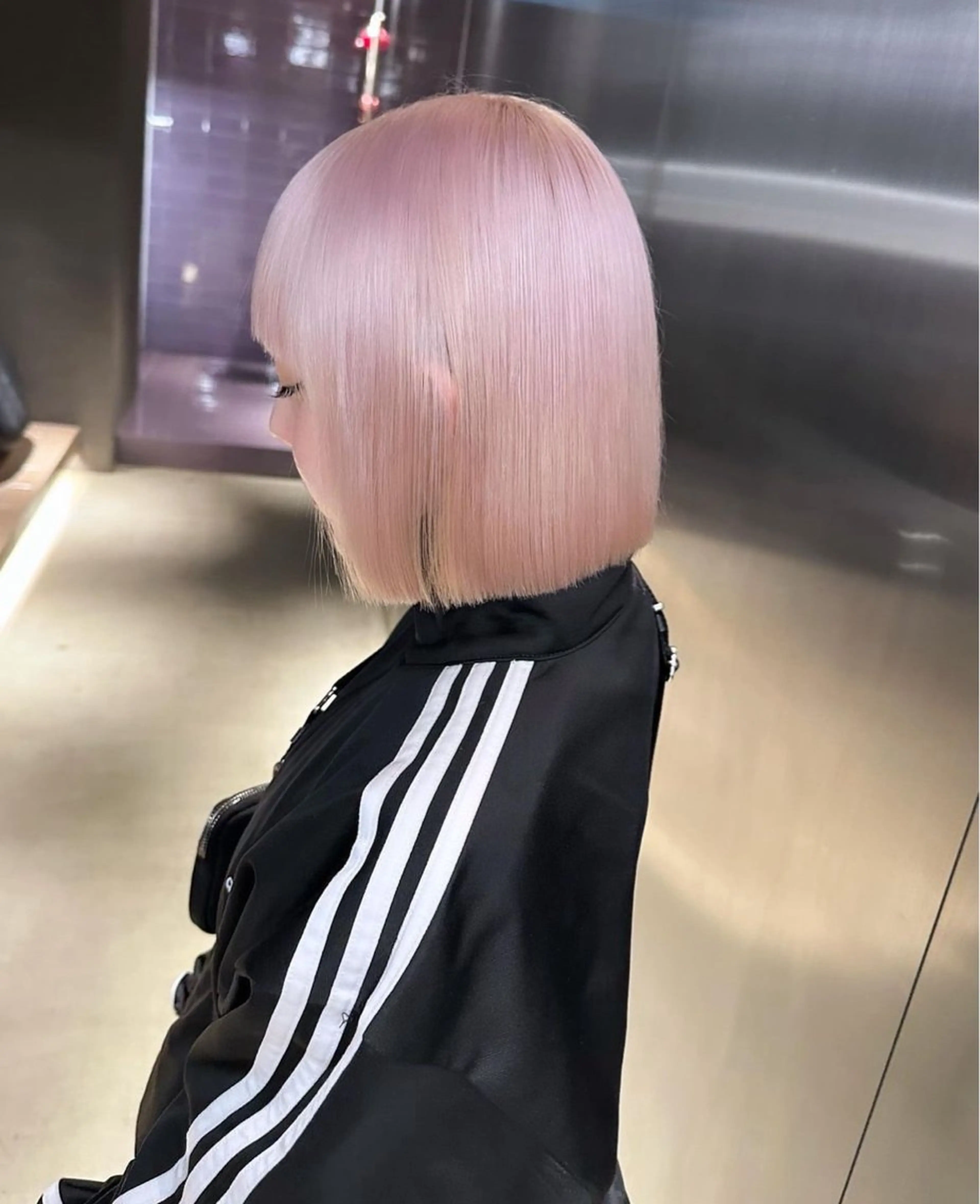 ミディアム 名古屋栄♡PELE/ ブリーチ/ハイトーンのヘアスタイル