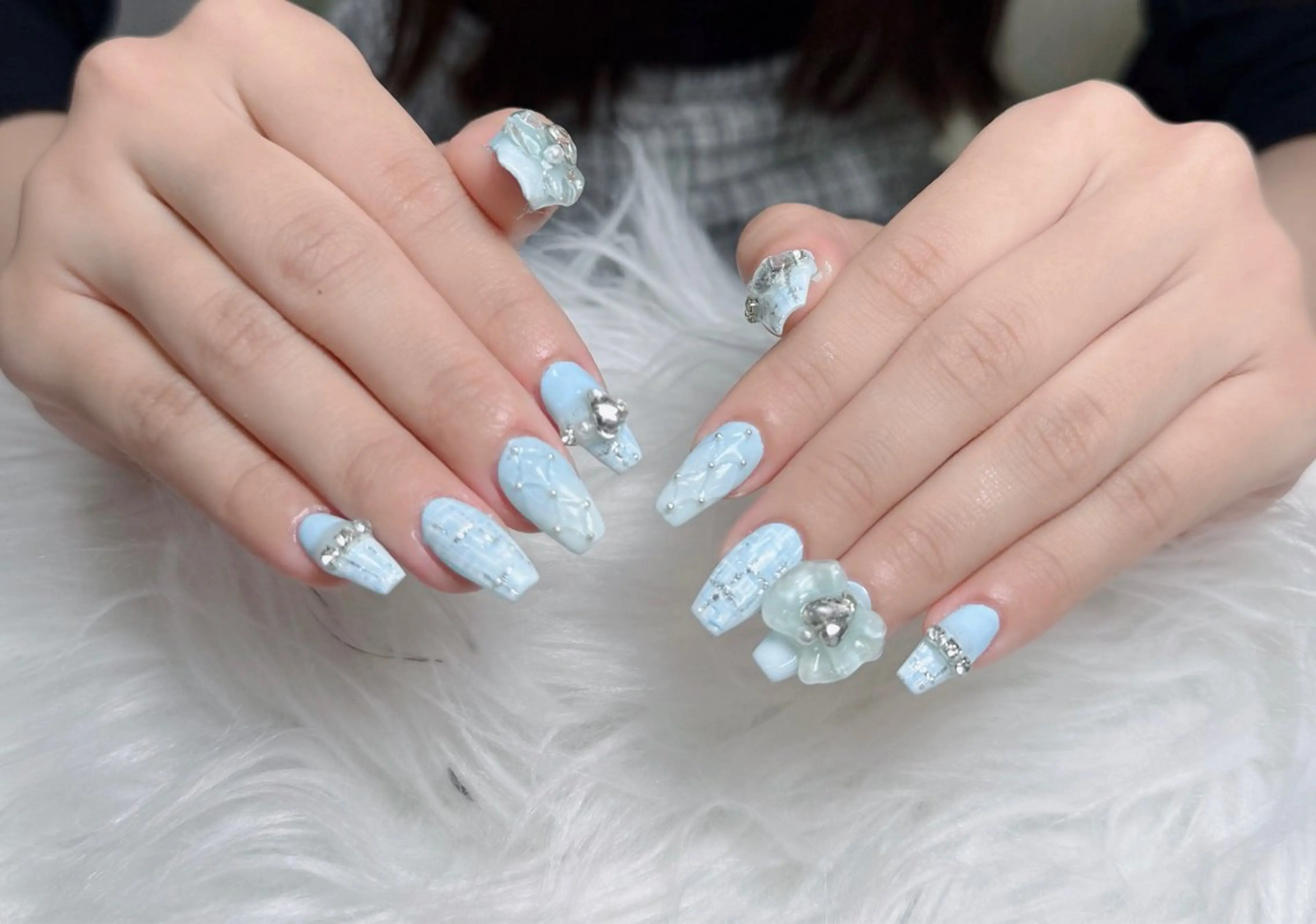 ネイル アートネイル フレンチネイル ジェルネイル 韓国ネイル マグネットネイル ハンドネイル Lenie Nailsのネイルデザイン