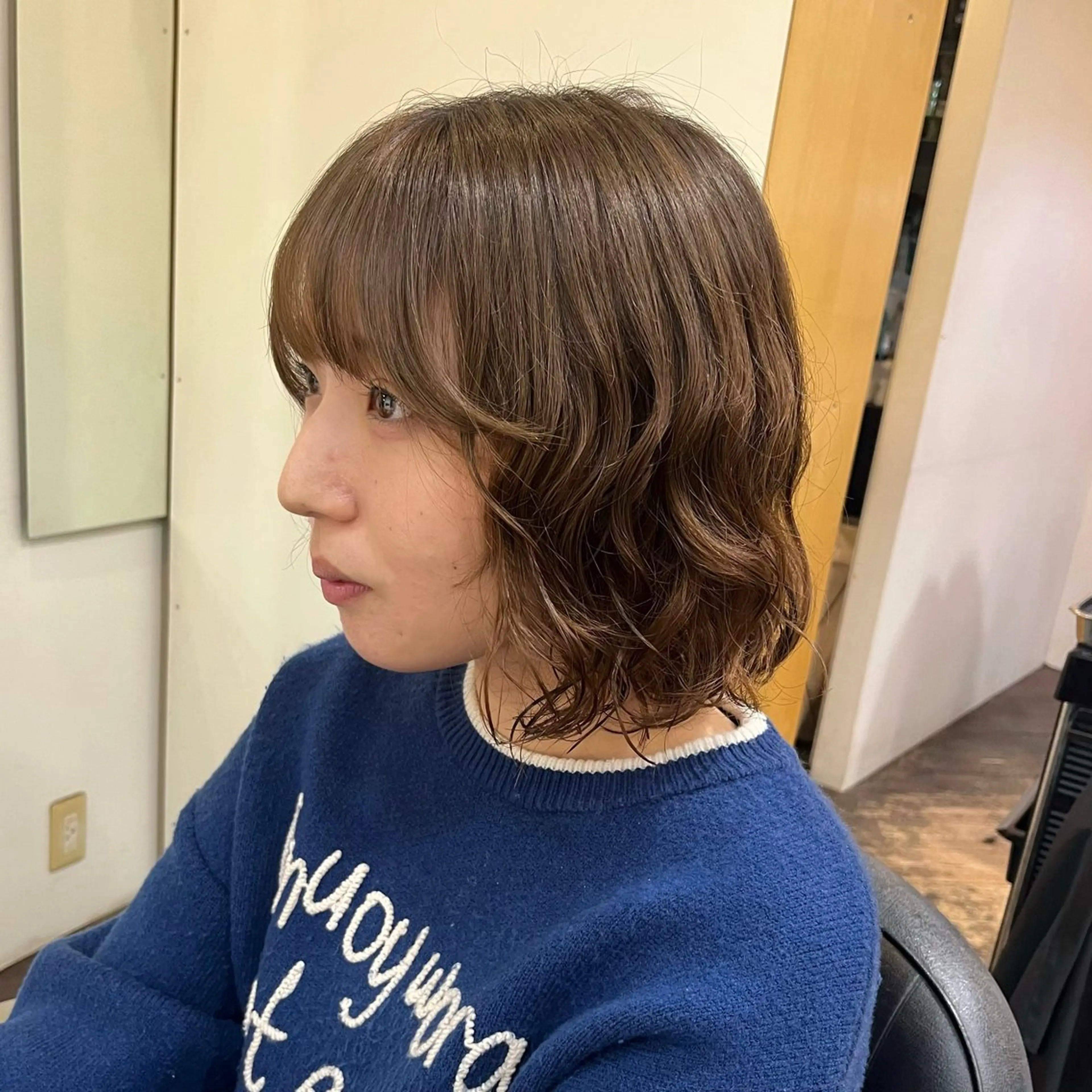 ミディアム ミディアムパーマ kurel_ komakiのヘアスタイル