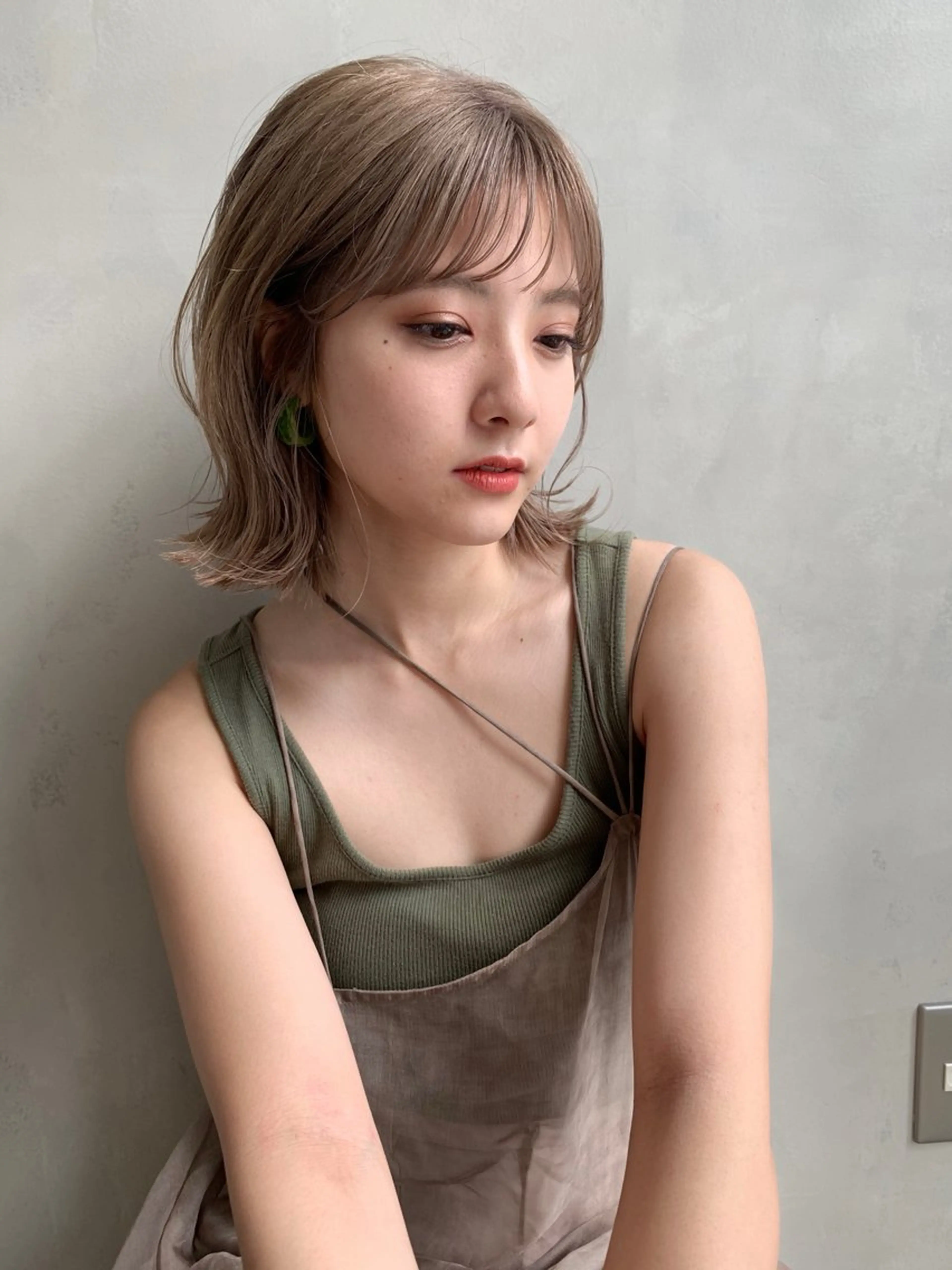 ミディアム カラー EMANON 池袋3rd店のヘアスタイル