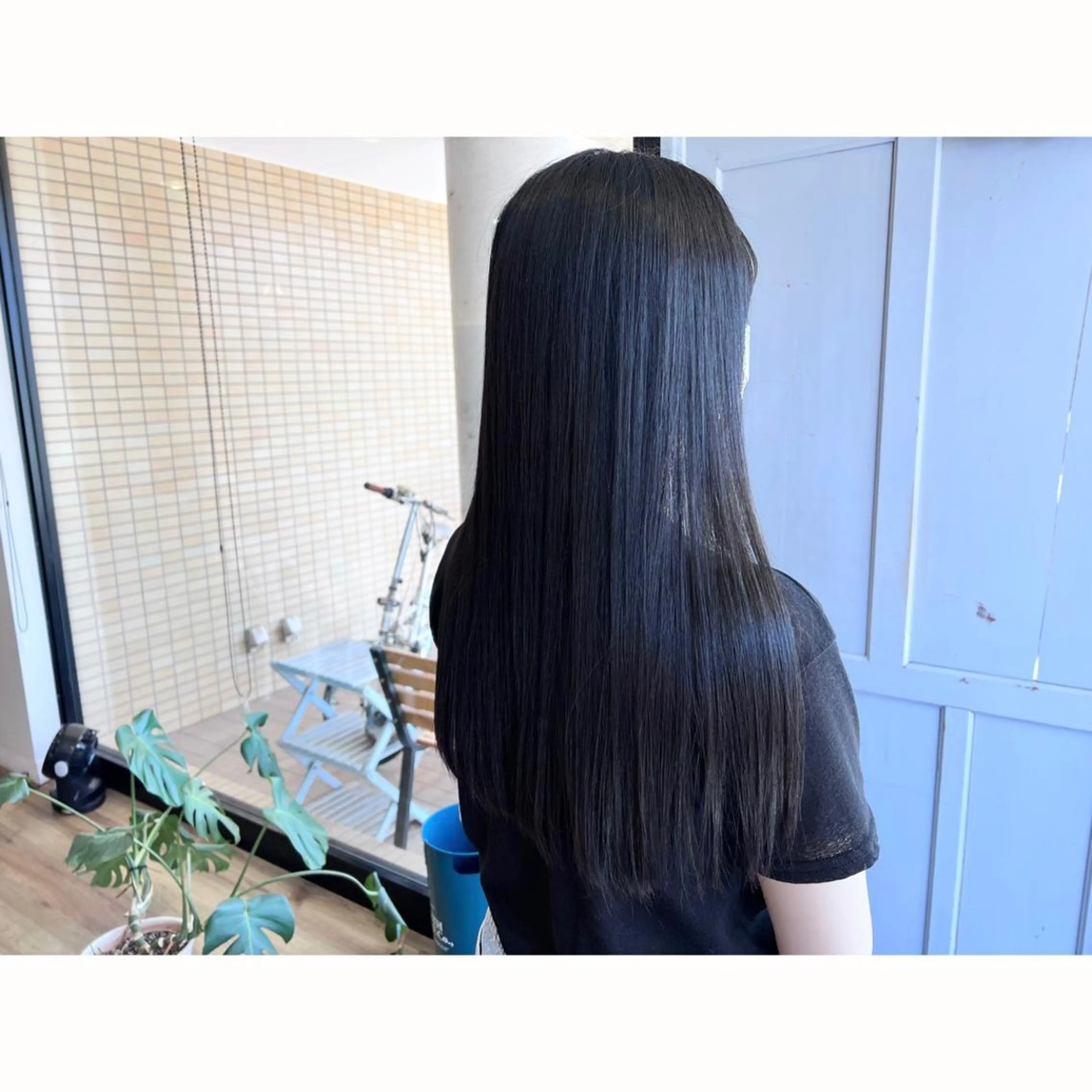 ロング カラー 髪質改善 トリートメント ツキダテ ユイのヘアスタイル