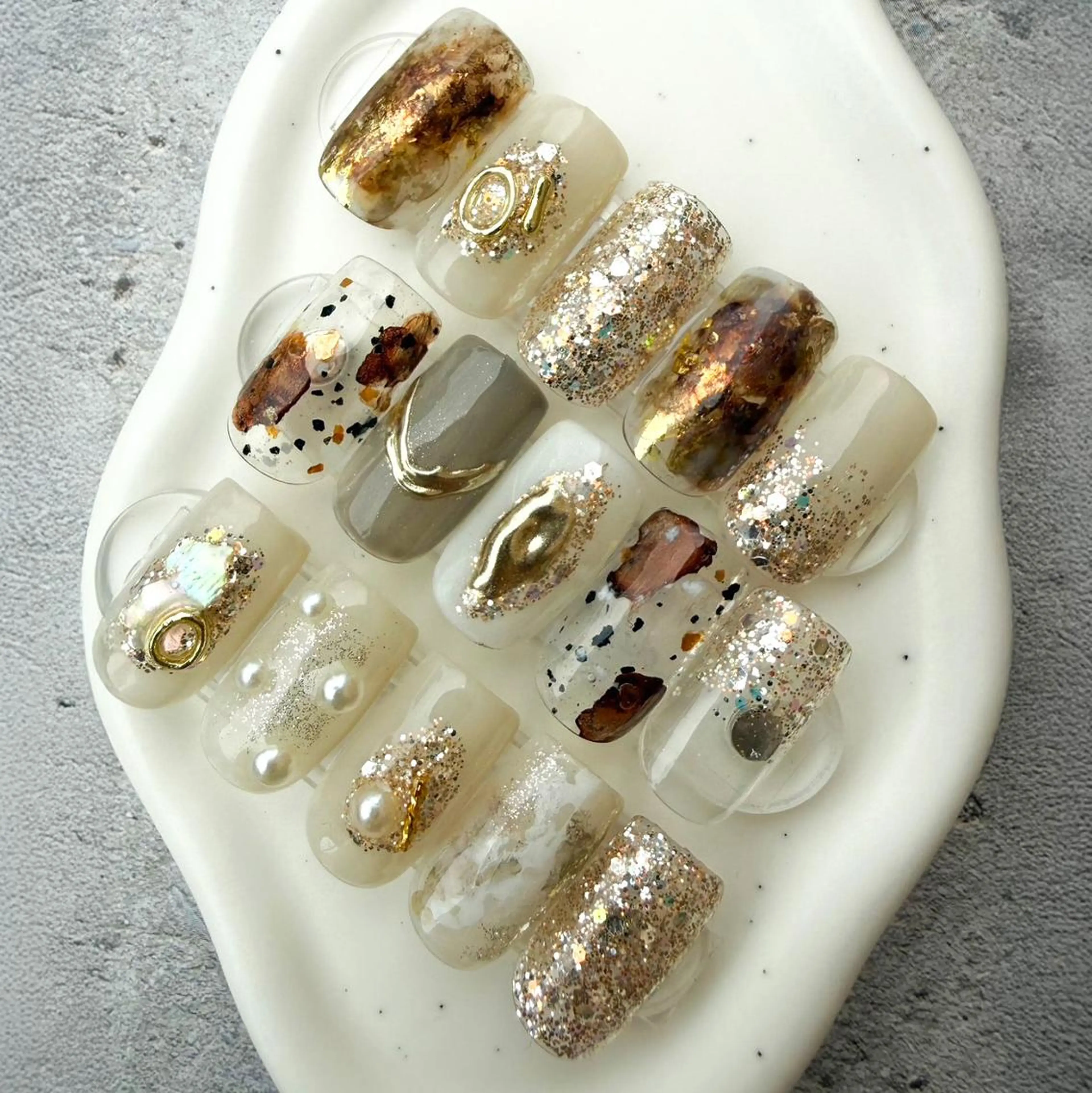 ネイル ニュアンスネイル ハンドネイル Re:eight nailのネイルデザイン