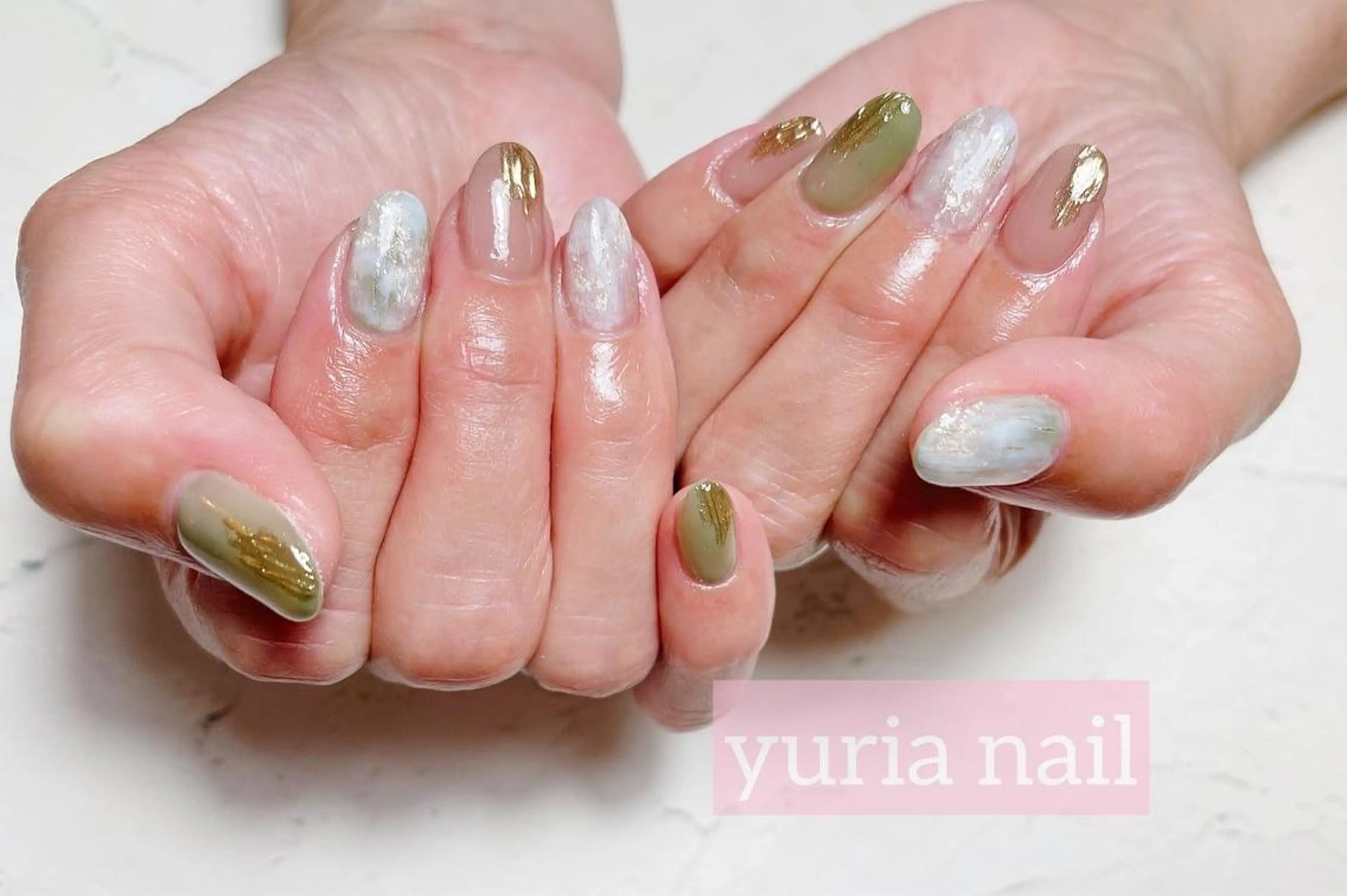 ネイル ジェルネイル ニュアンスネイル 小林 ゆりあのネイルデザイン