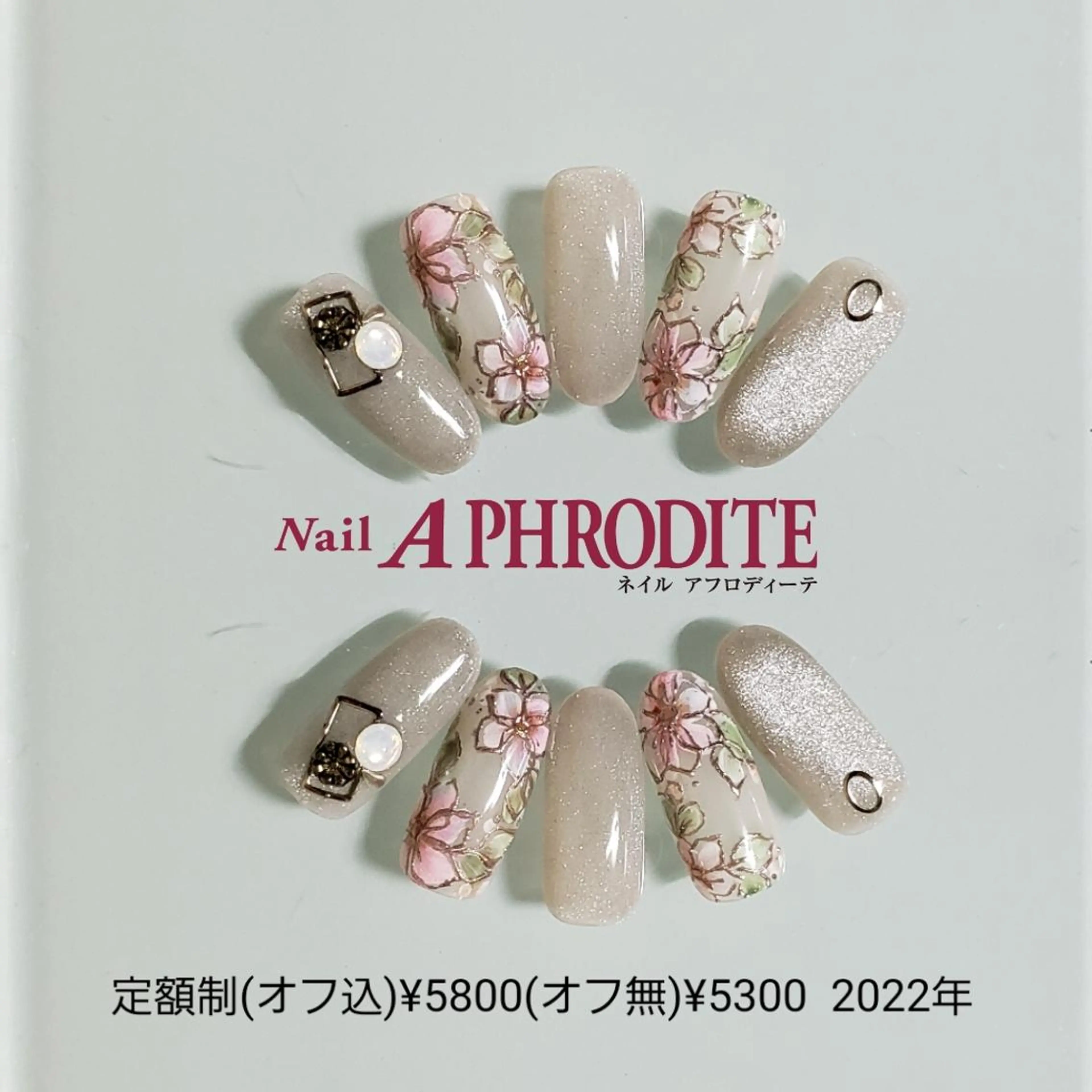 ネイル ジェルネイル 持ち込み ニュアンスネイル ソフトジェル Nail  Aphroditeのネイルデザイン
