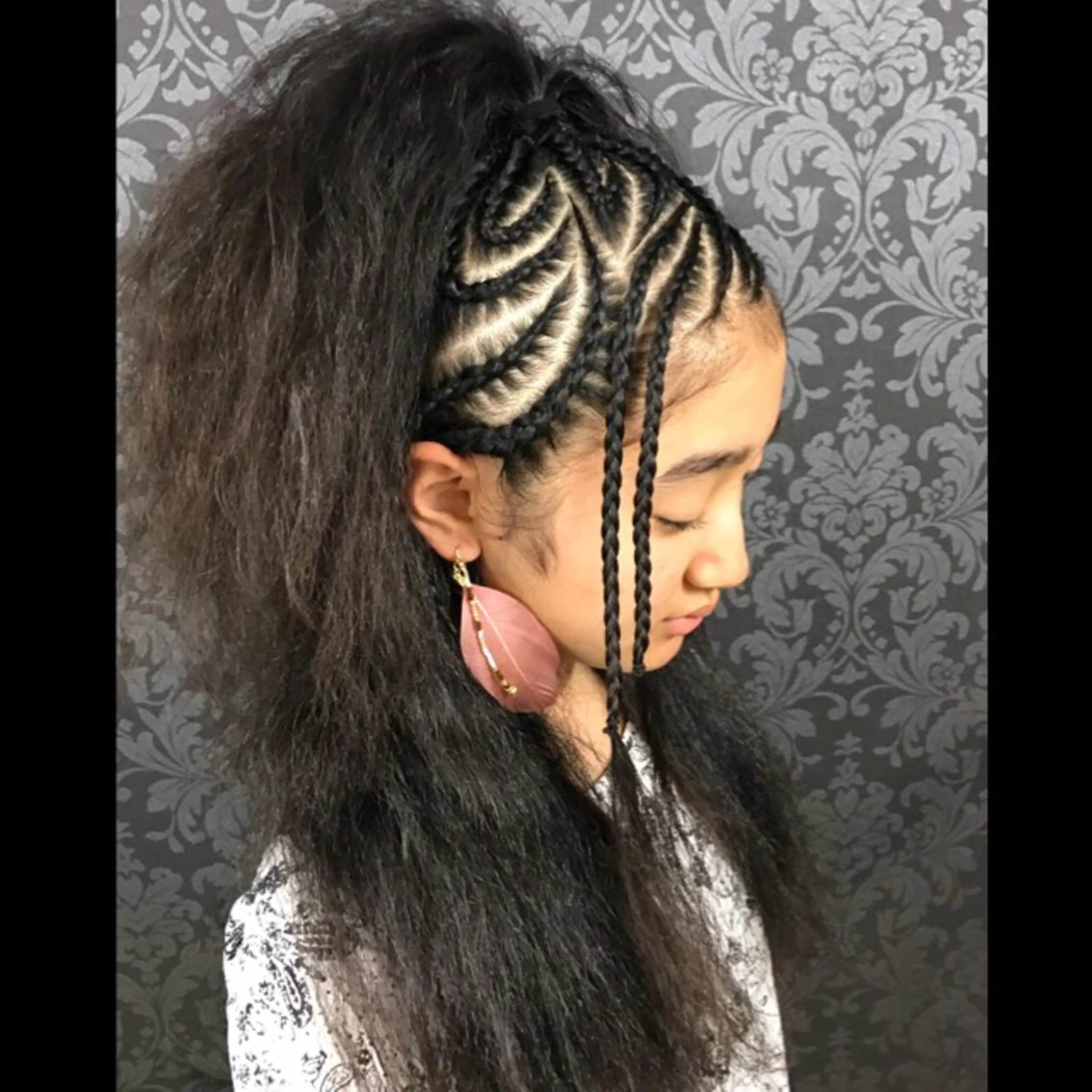 ヘアアレンジ キッズ エクステ ヘアセット 池田 景子のヘアスタイル