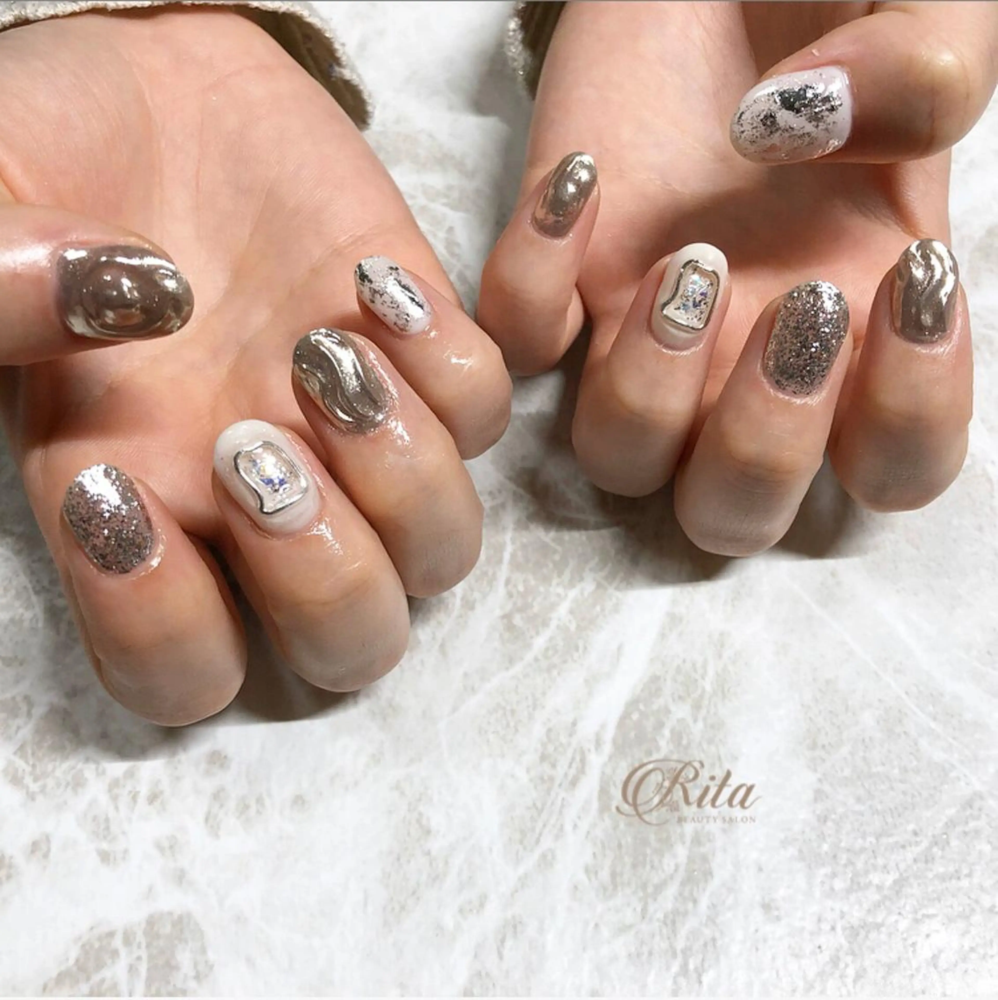 ネイル Rio 𓍼のネイルデザイン