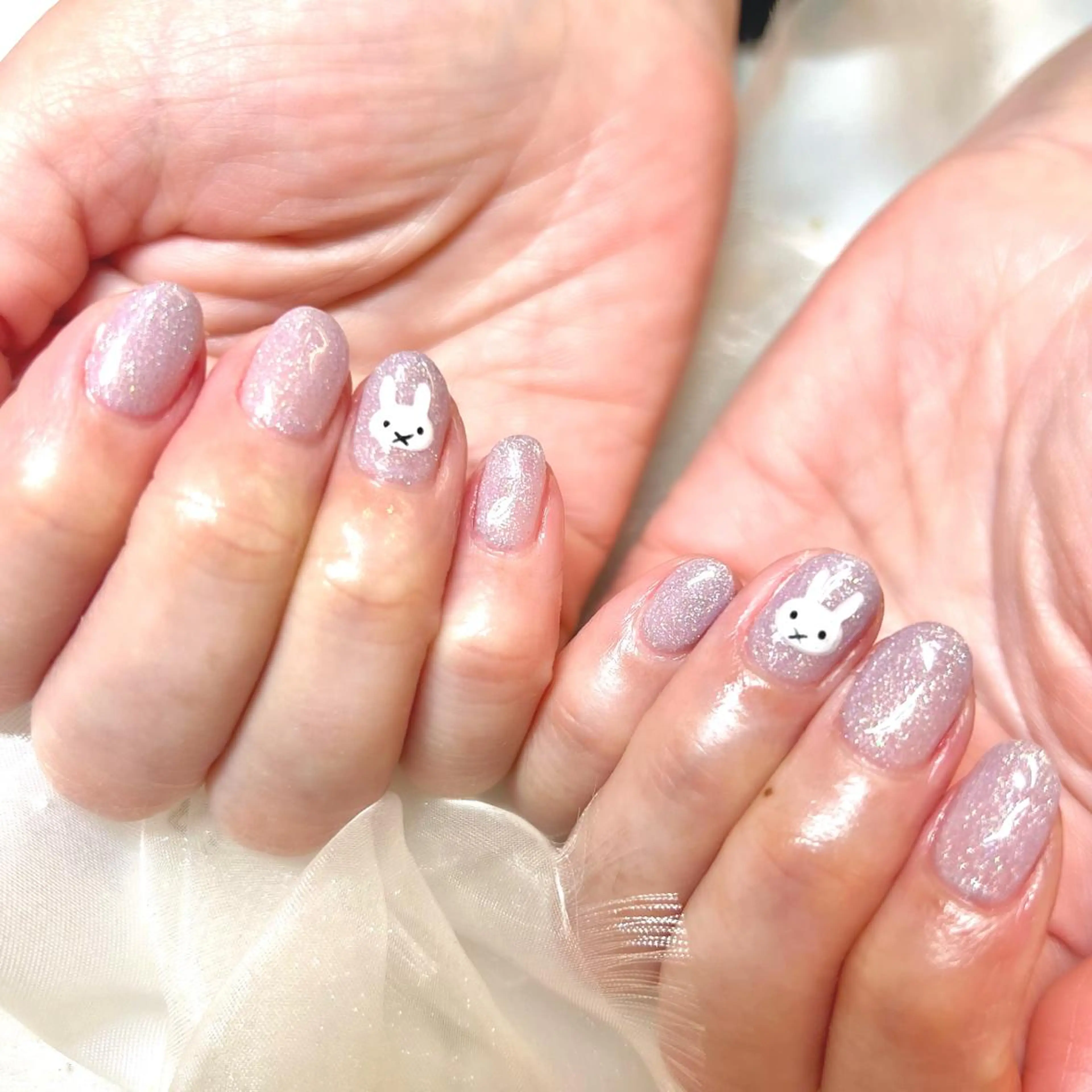 ネイル アートネイル オーロラネイル ジェルネイル 韓国ネイル ロングネイル ハンドネイル clover nailのネイルデザイン