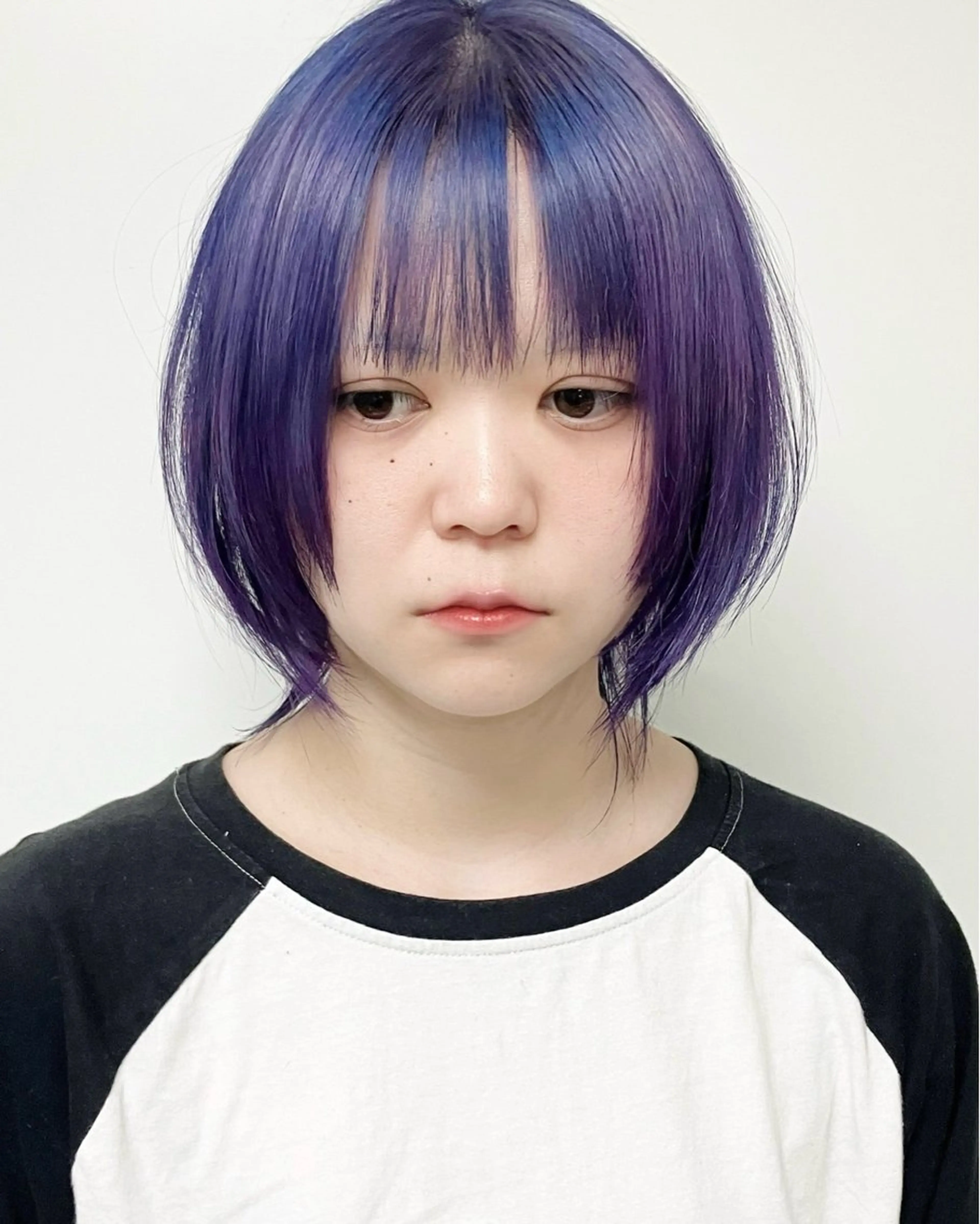 ショート 顔まわりレイヤー 姫カット レイヤーカット カット ヘアカラー fumikaブリーチ /ウルフのヘアスタイル