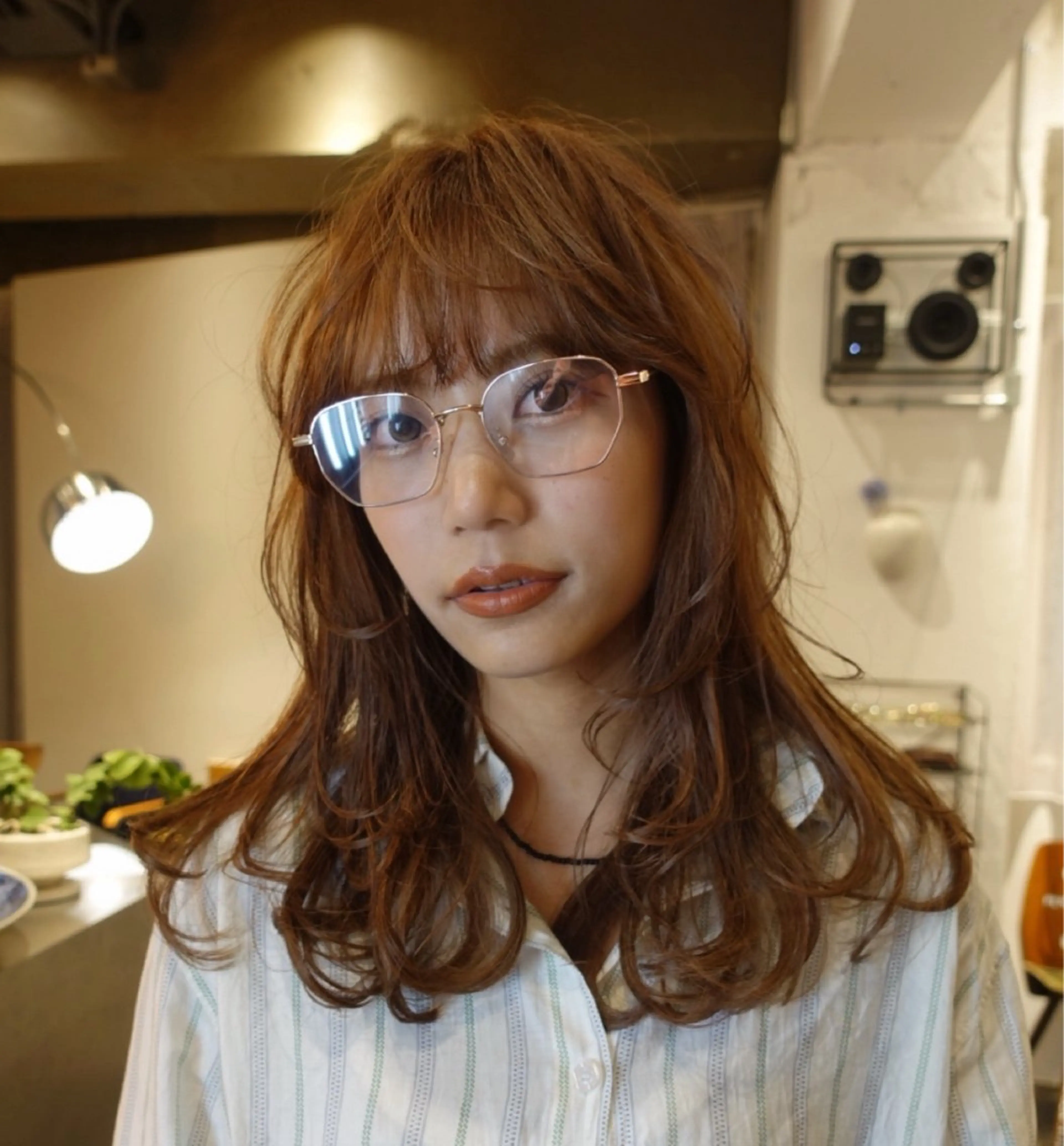 セミロング カラー ヘアカラー 池田 早希のヘアスタイル