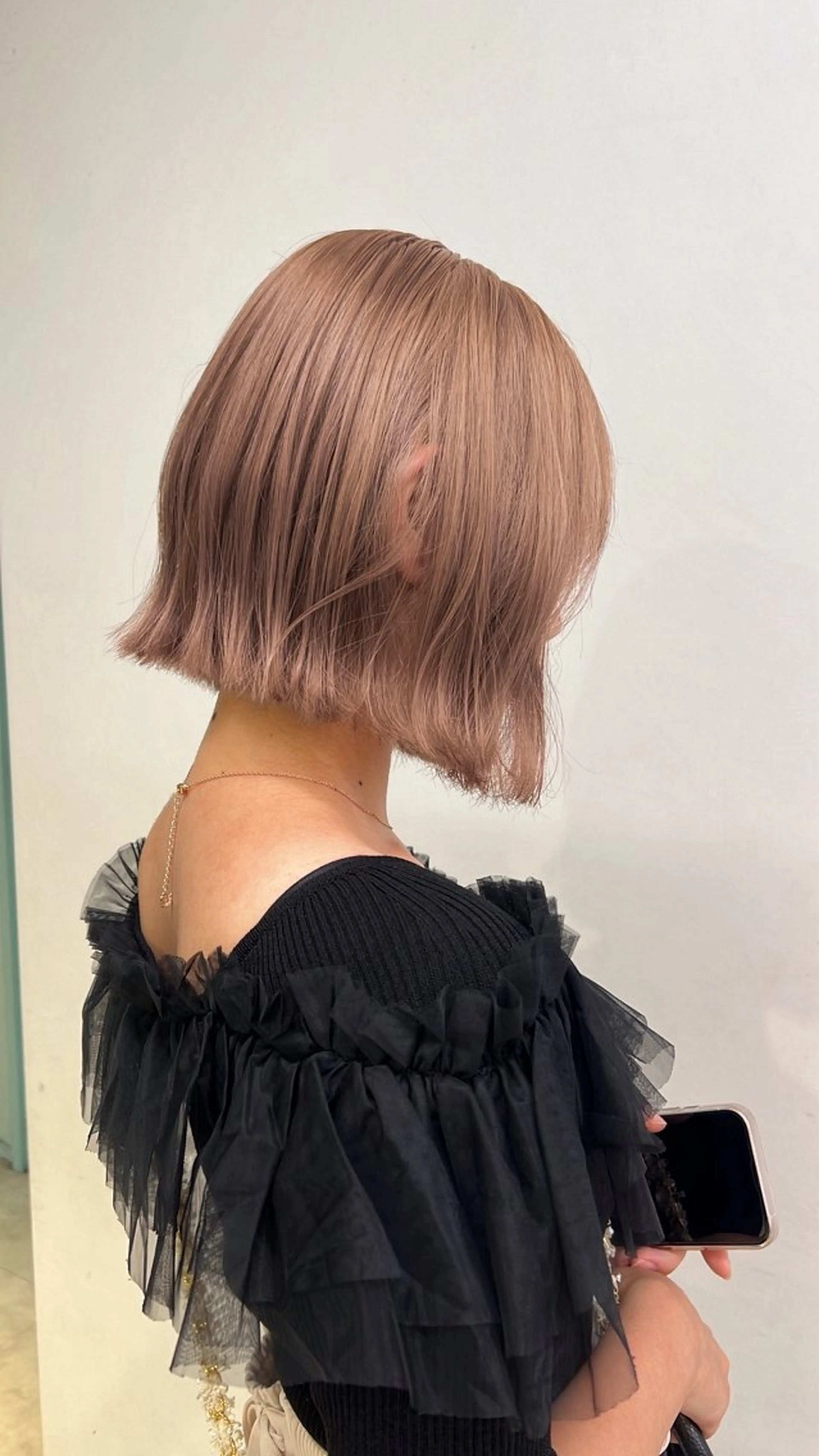 ミディアム カラー ヘアカラー トリートメント ヘッドスパ ヘアセット 🥞ベージュ系カラー 【すずきりほ】🥞のヘアスタイル