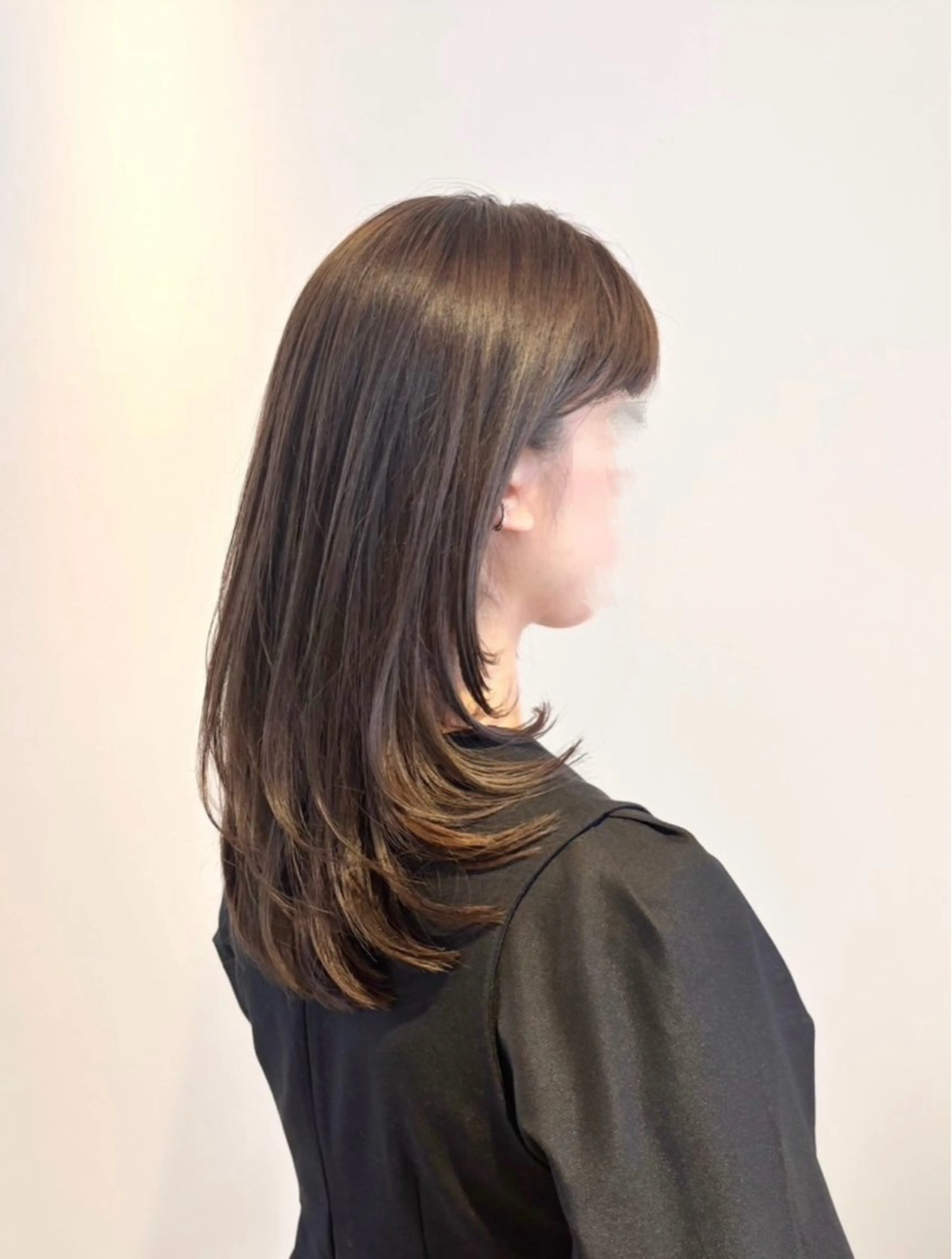ロング レイヤーカット 須田 陽菜のヘアスタイル