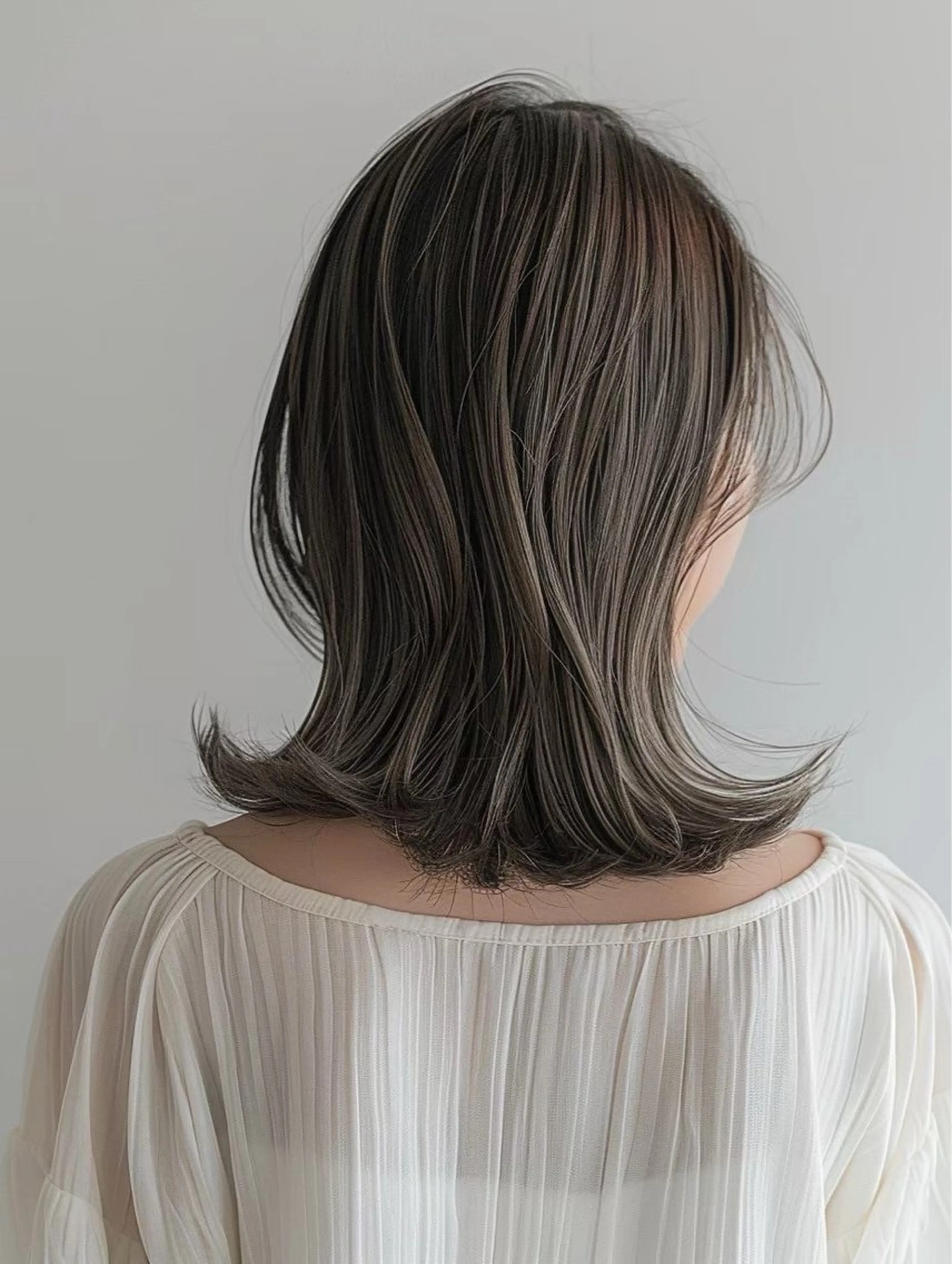 ミディアム ブリーチなしWカラー 超特化/YURAのヘアスタイル