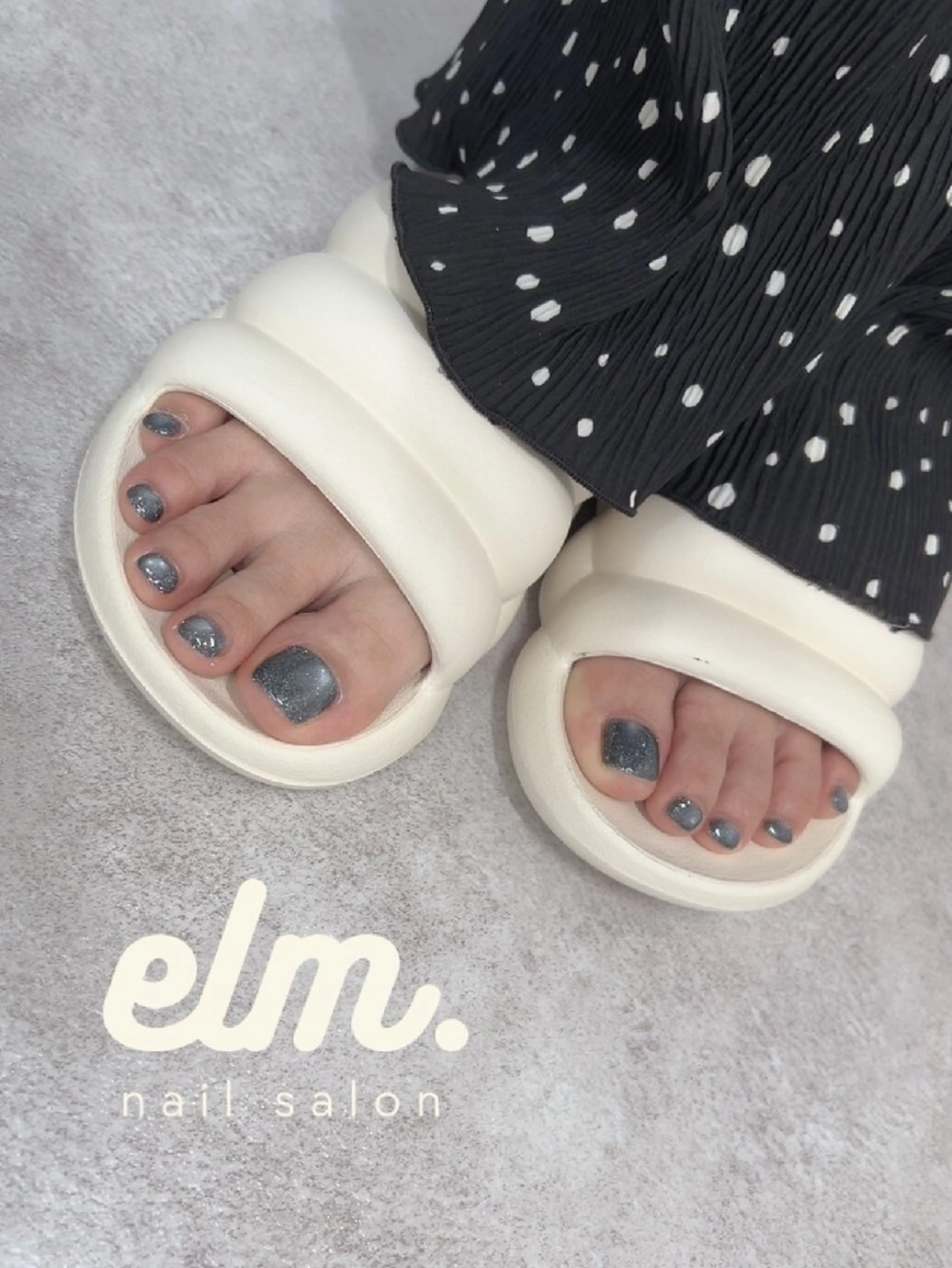 ネイル フットネイル nail salon elm. まゆこのネイルデザイン