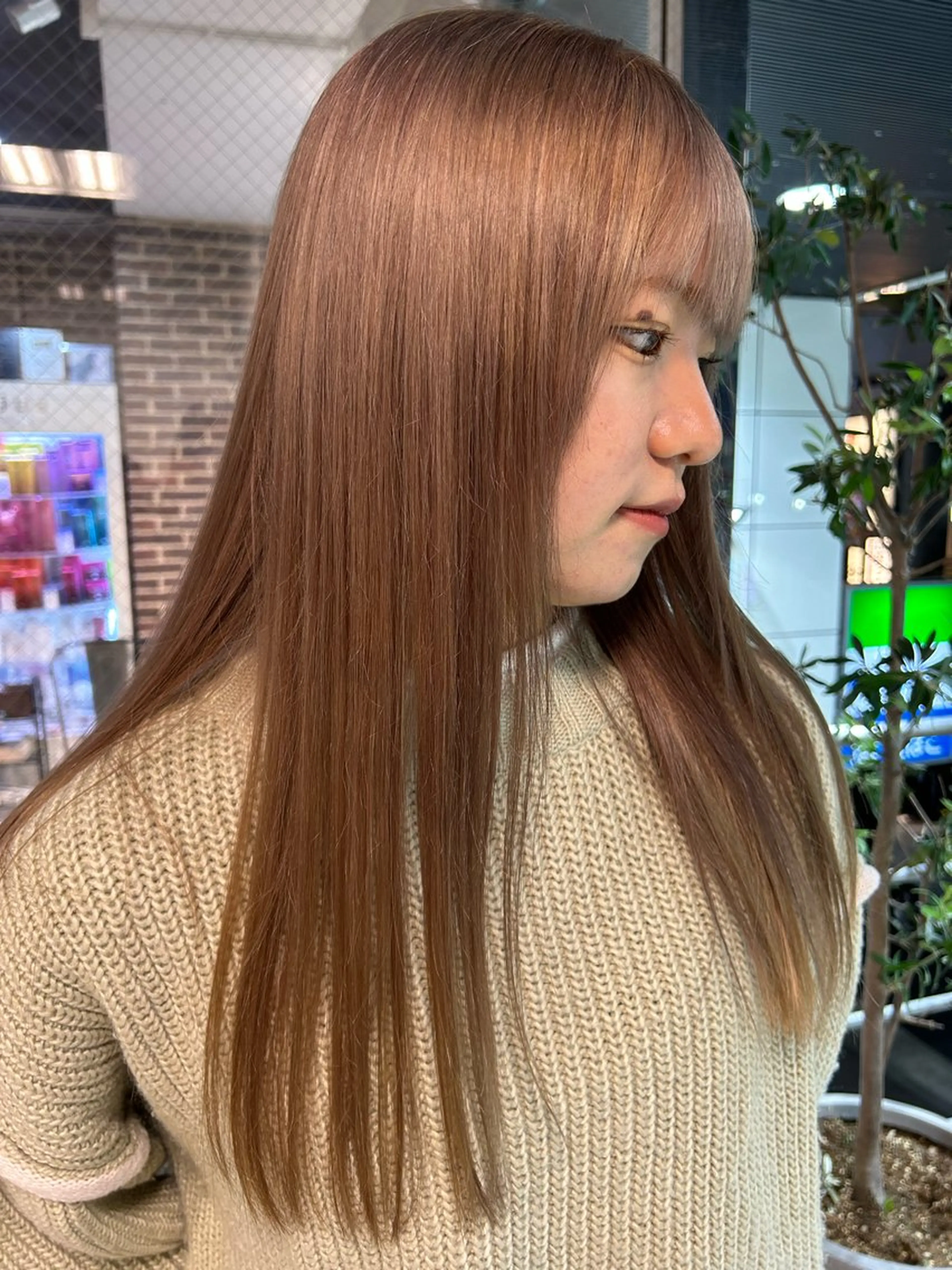 ケアブリーチ込み♡ ダブルカラー＋髪質改善トリートメント👩🏼💫の写真