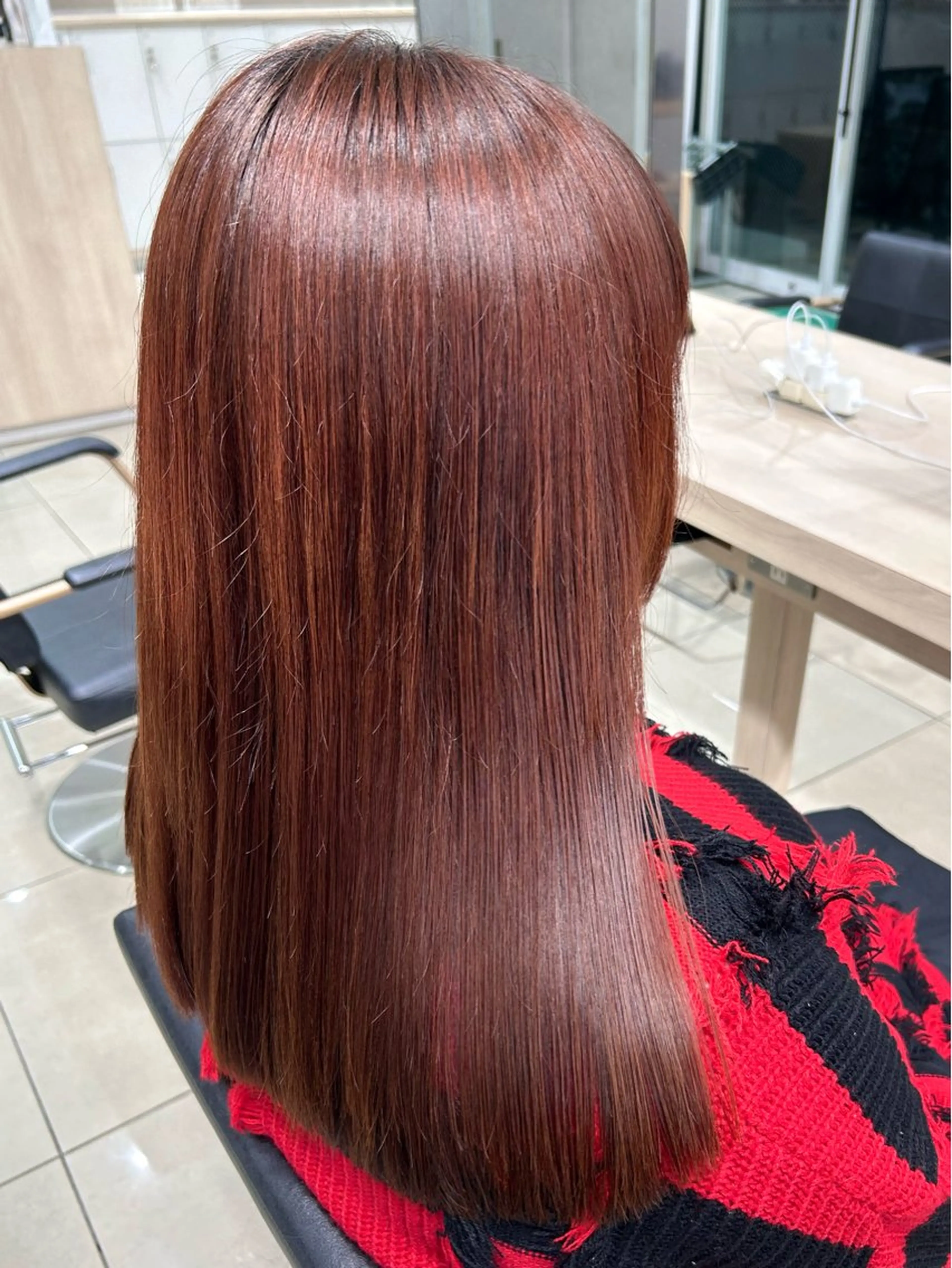 ロング カット ヘアカラー 【🎀推しカラー × 艶髪】小池 雪奈のヘアスタイル