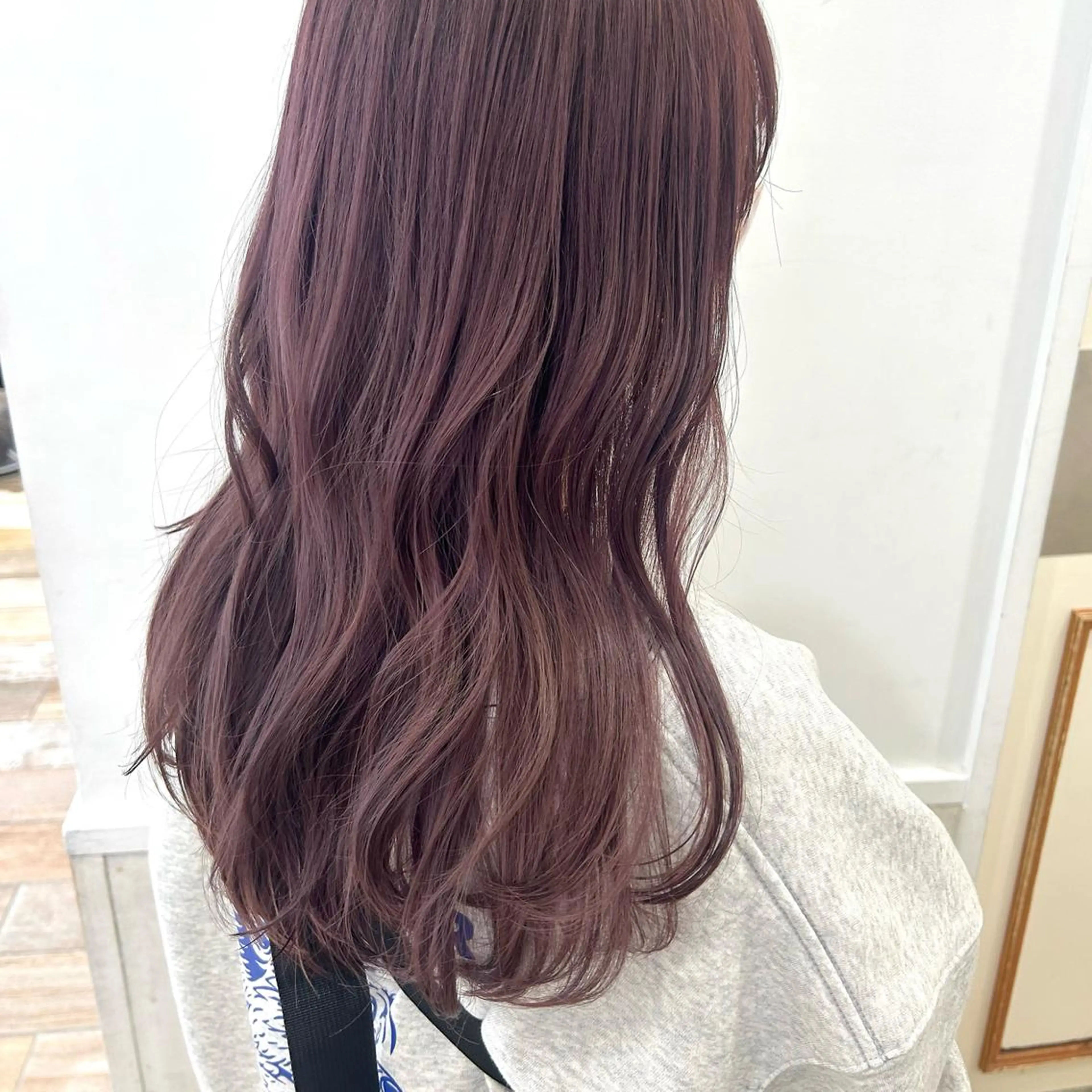 セミロング カラー カット ヘアカラー トリートメント ぱつっとボブ/ 小野あかねのヘアスタイル