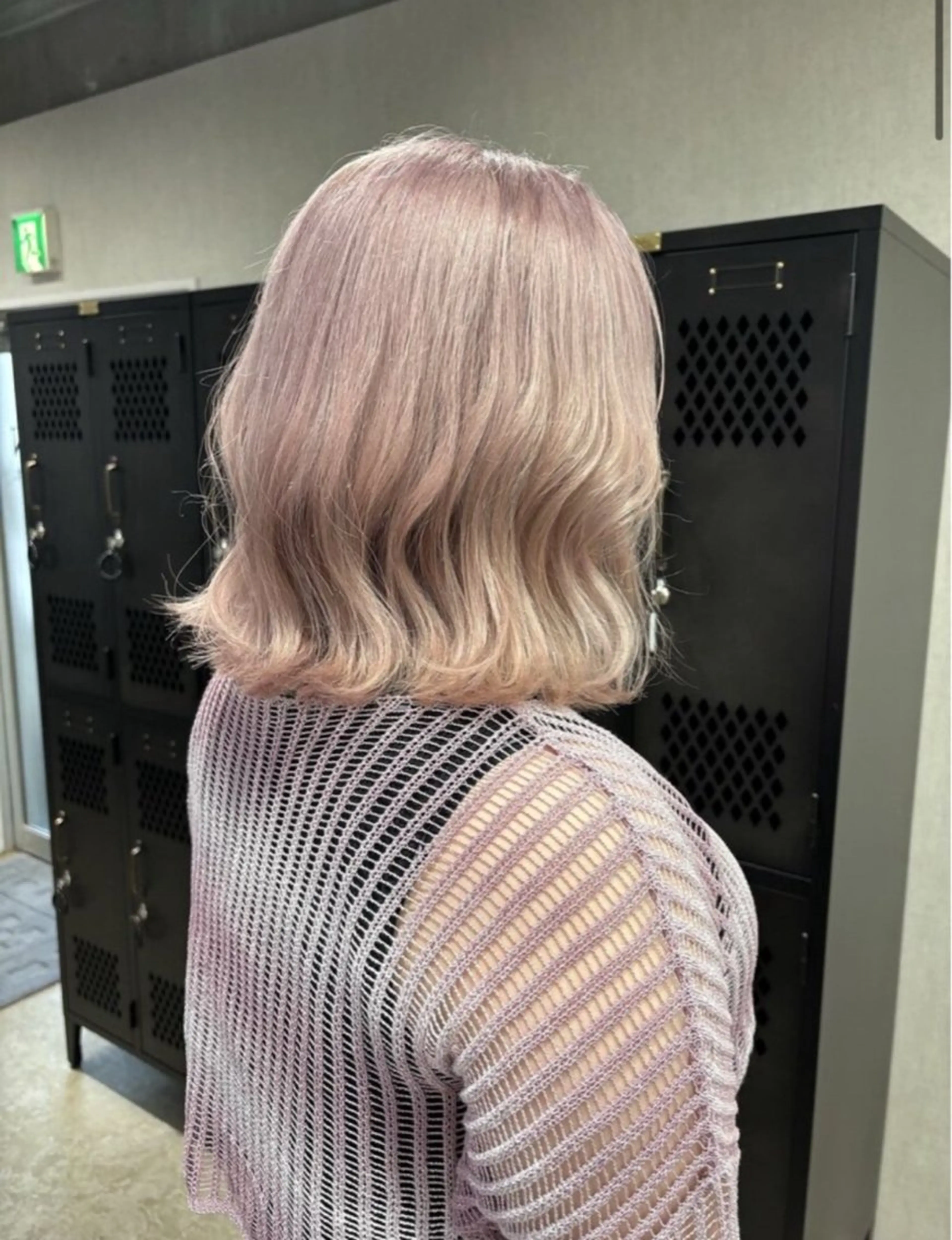 ミディアム カラー ベージュカラー ヘアカラー ブレンバイドット所属・ニュアンスカラー/ 🫧レミ(坊主)のヘアスタイル