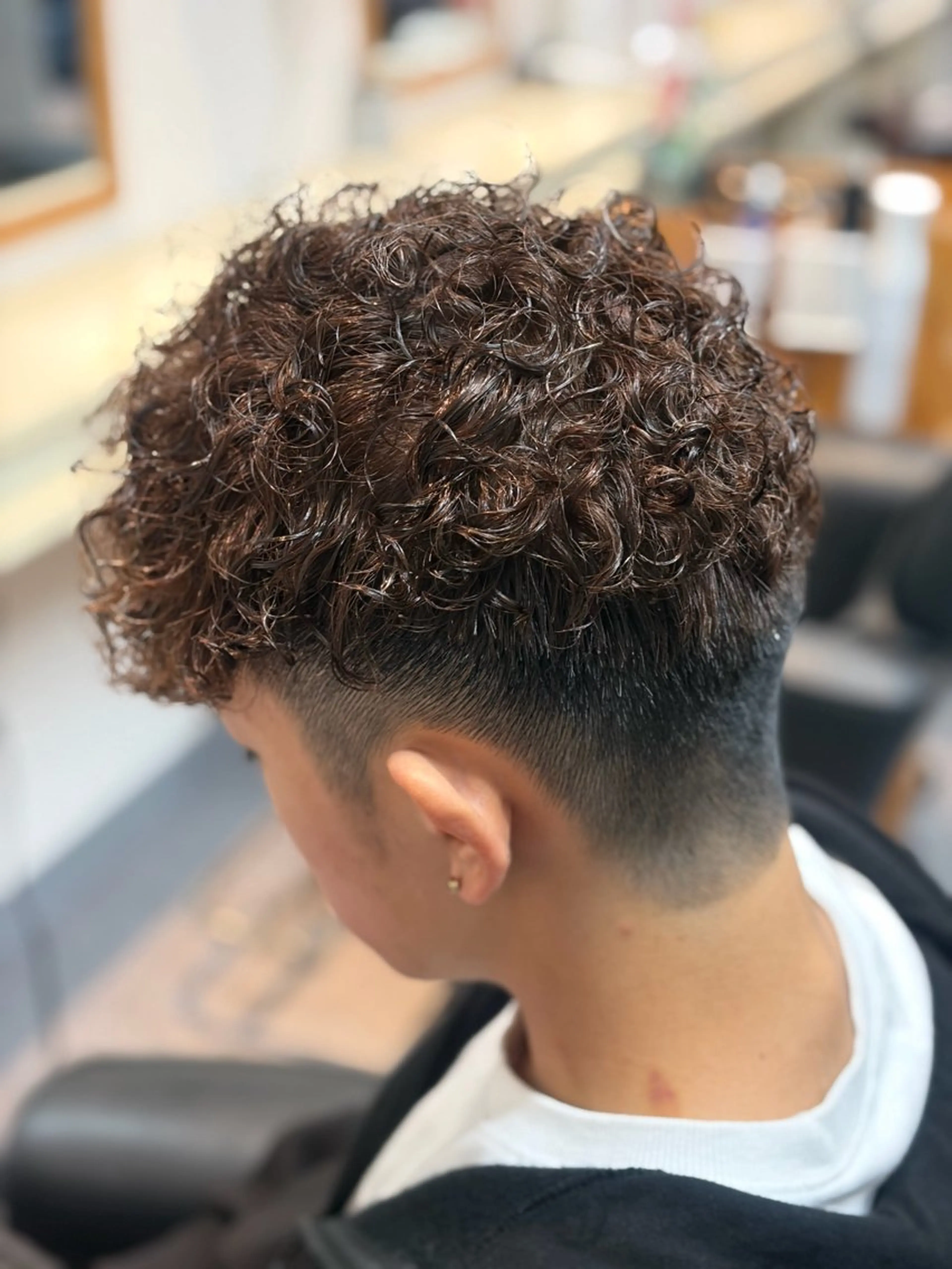 パーマ メンズ カット ヘアカラー パーマ メンズ特化/パーマ/ フェードWATARUのヘアスタイル