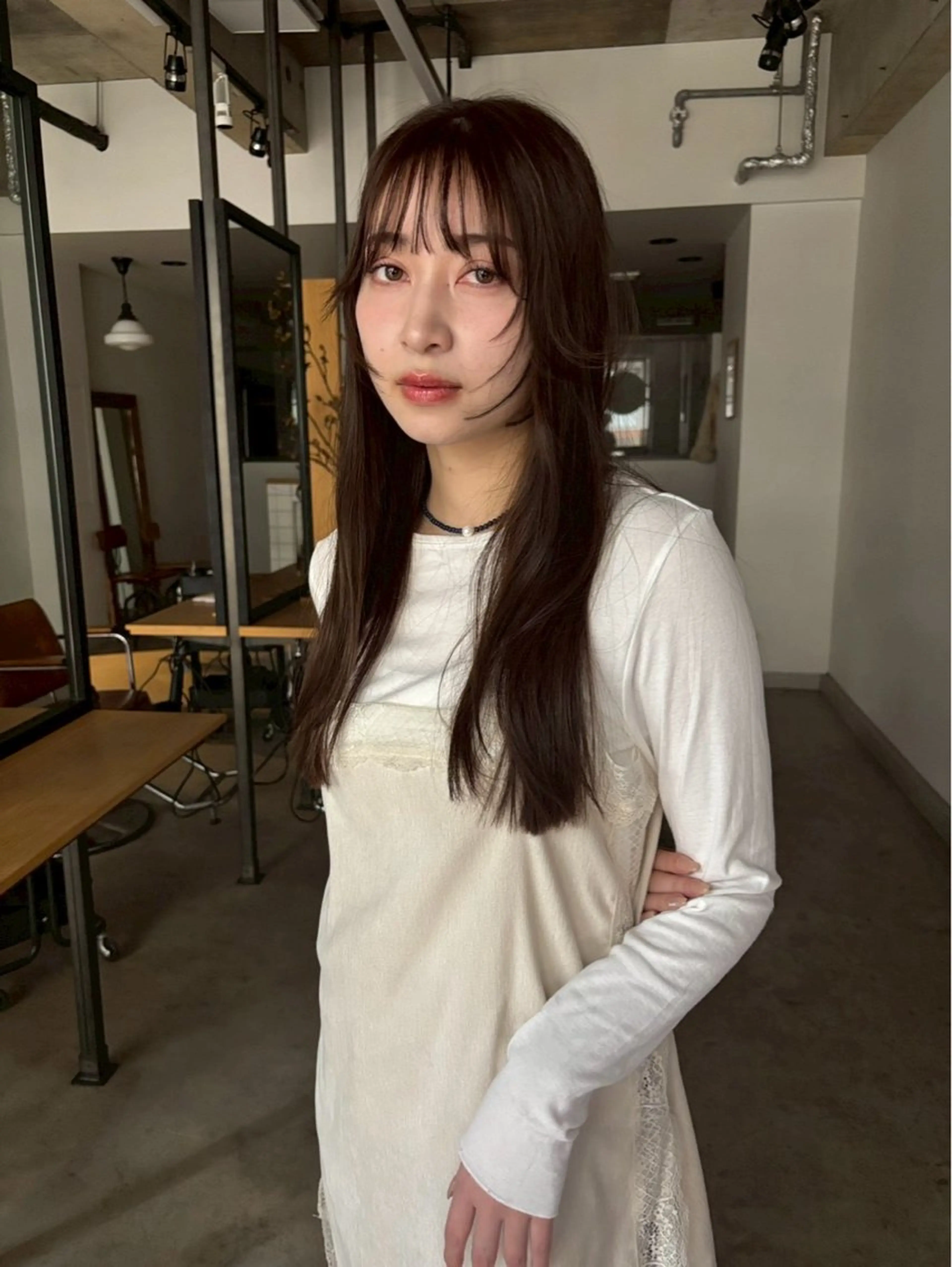 カラー miku/天神 艶カラーのヘアスタイル