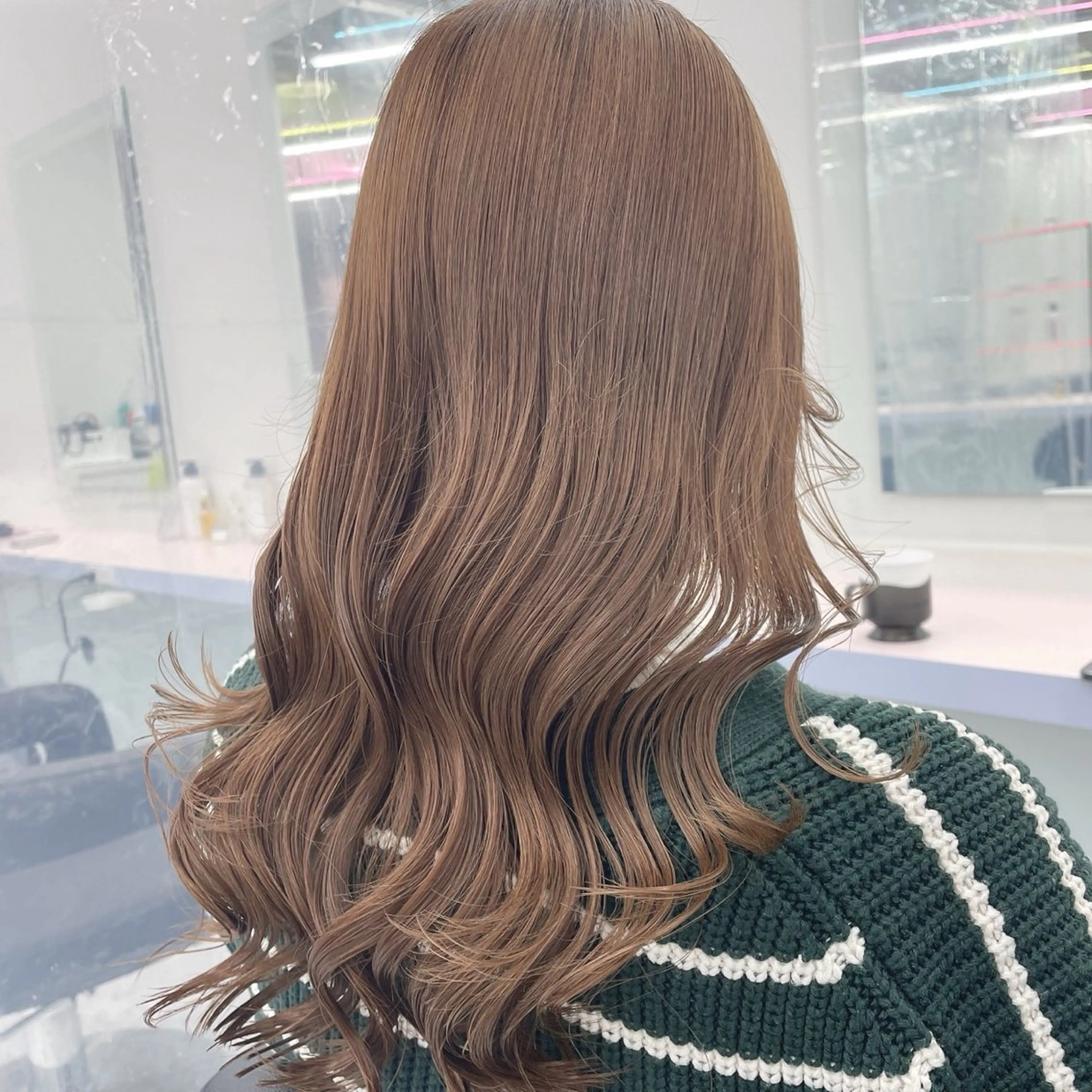 ロング カラー パーマ ヘアアレンジ メンズ 🤍透明感カラー🤍 似合わせ🤍AINEのヘアスタイル