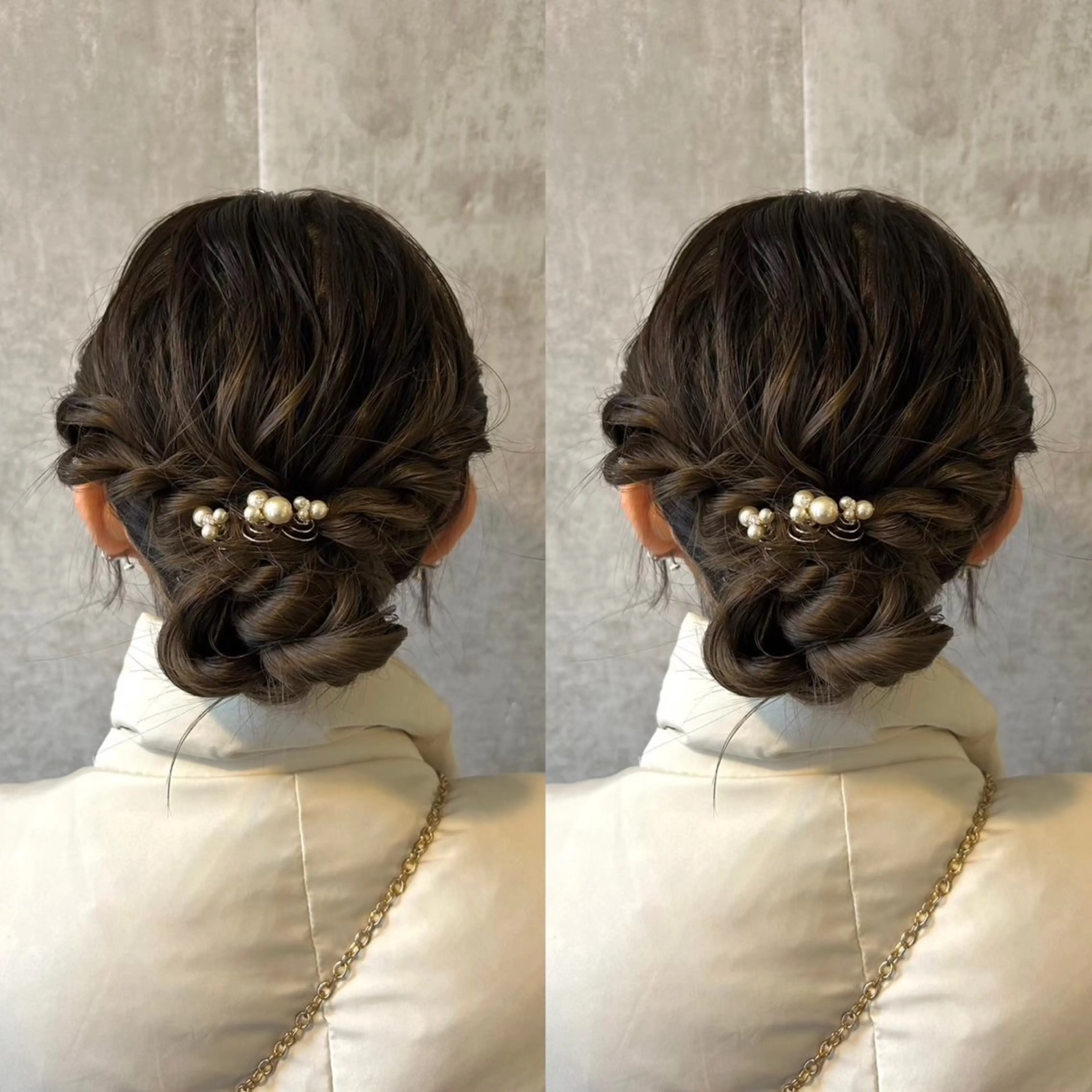 ロング ヘアアレンジ 結婚式・ブライダル ロング 羽エク指名No1✨️ シールエク🌙しぇるのヘアスタイル