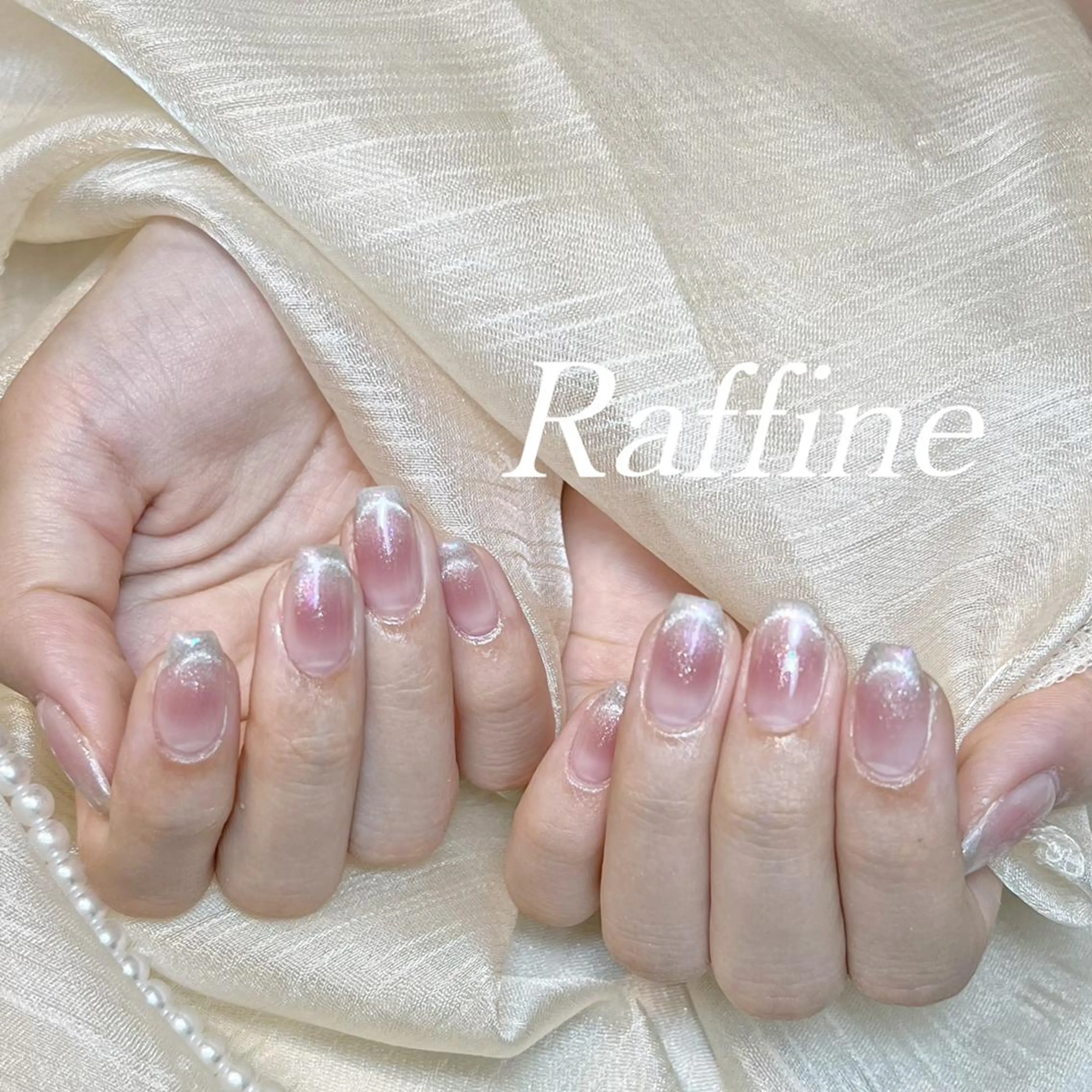 ネイル ハンドネイル RAFFINE haru🦋🩵のネイルデザイン