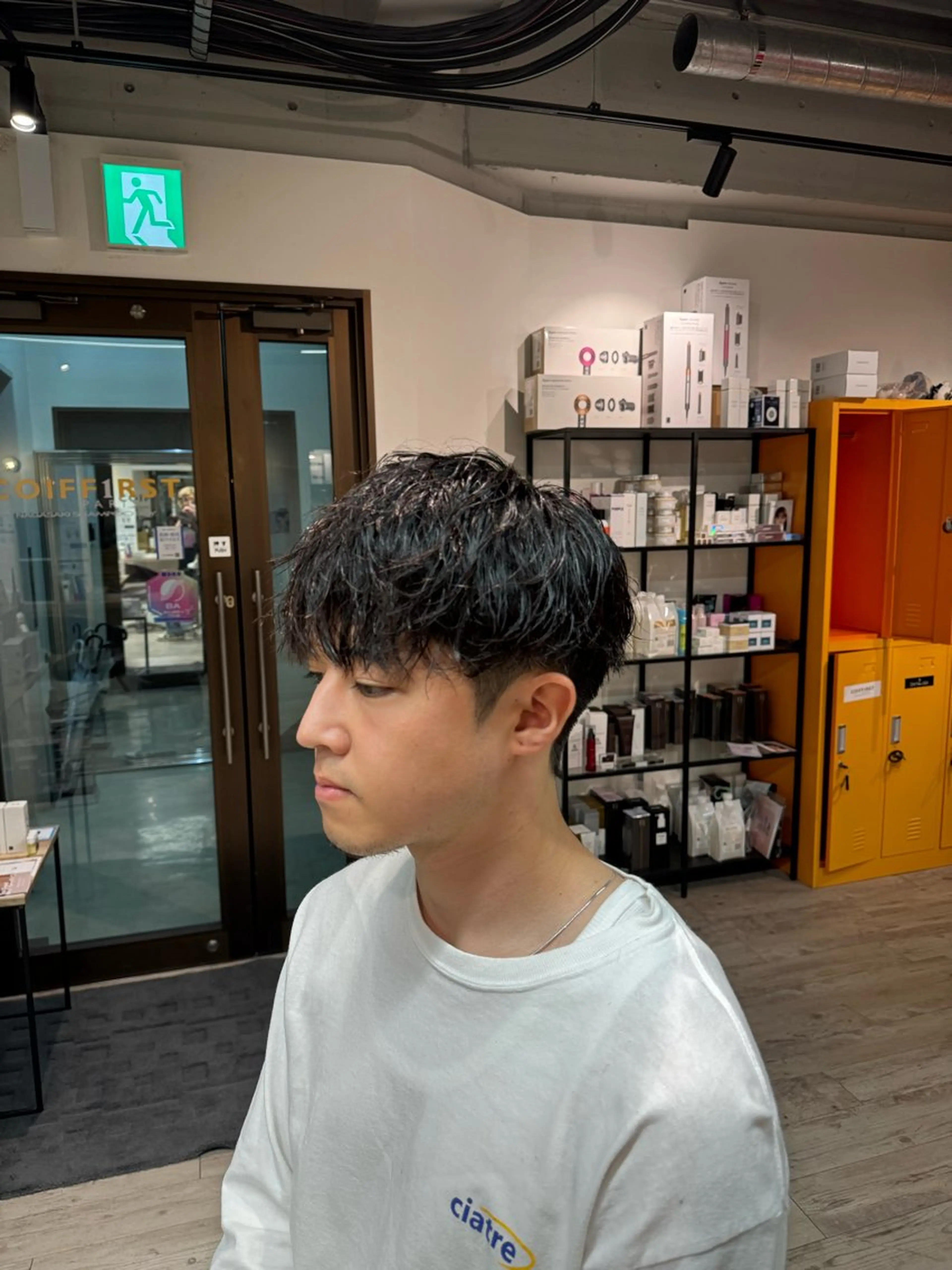 メンズ マッシュ 刈り上げ 林 龍誠のヘアスタイル