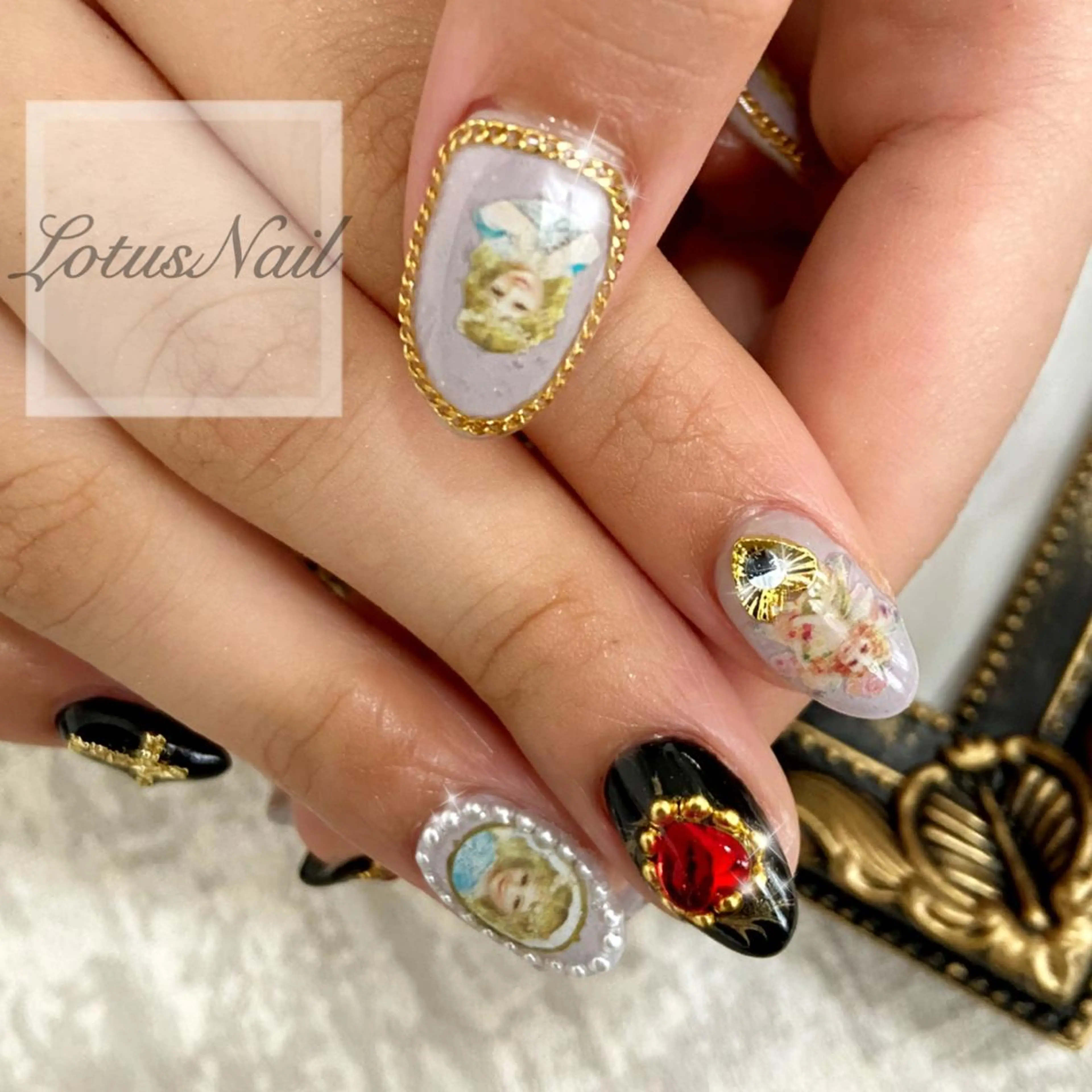 ネイル ハンドネイル Lotus Nailのネイルデザイン