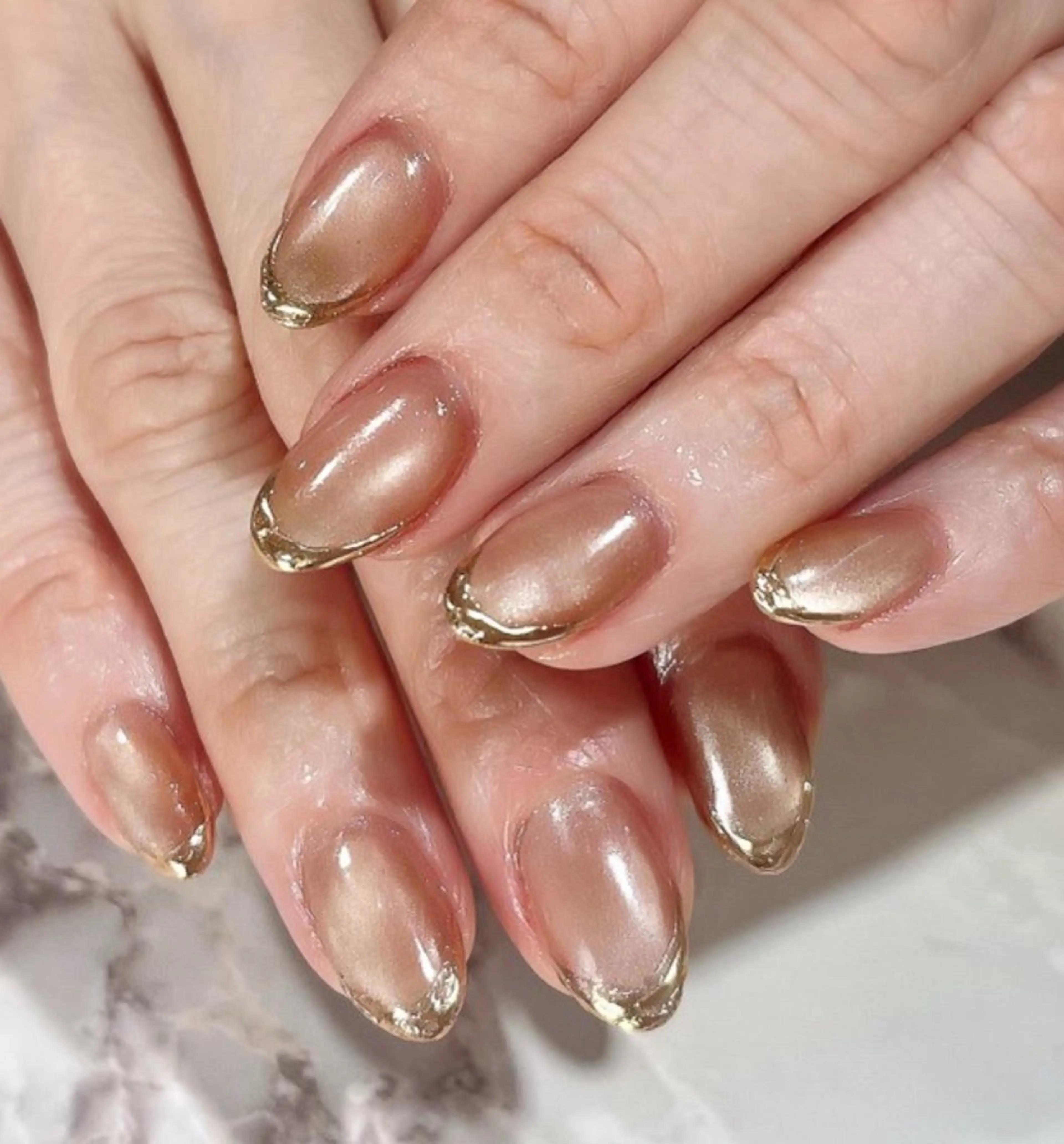 ネイル マグネットネイル ハンドネイル フットネイル Rubancheri hair＆nailのネイルデザイン