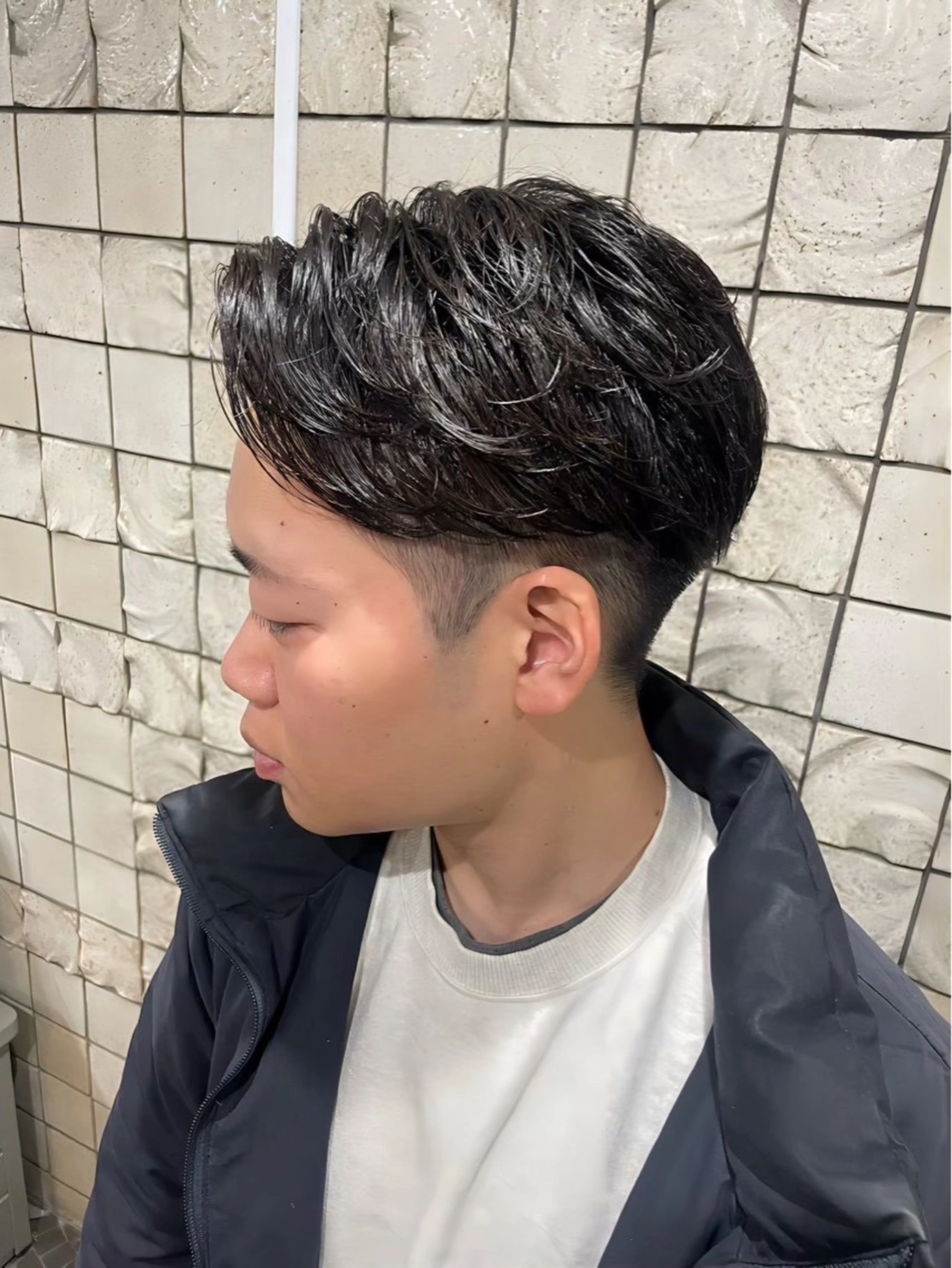 ミディアム 神山 輝利佑のヘアスタイル