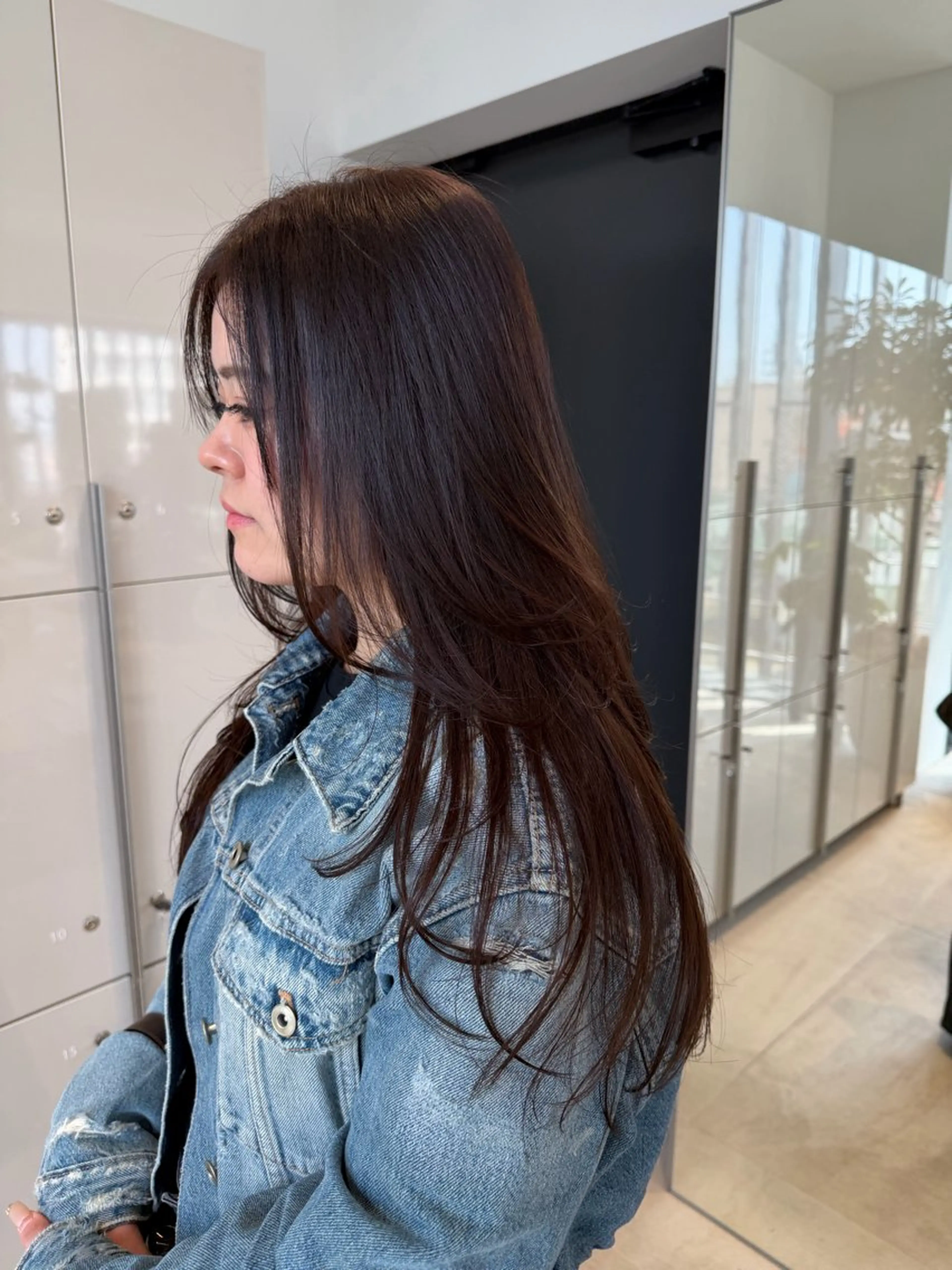 ロング カット 髪質改善/レイヤー 暖色/shiinaのヘアスタイル