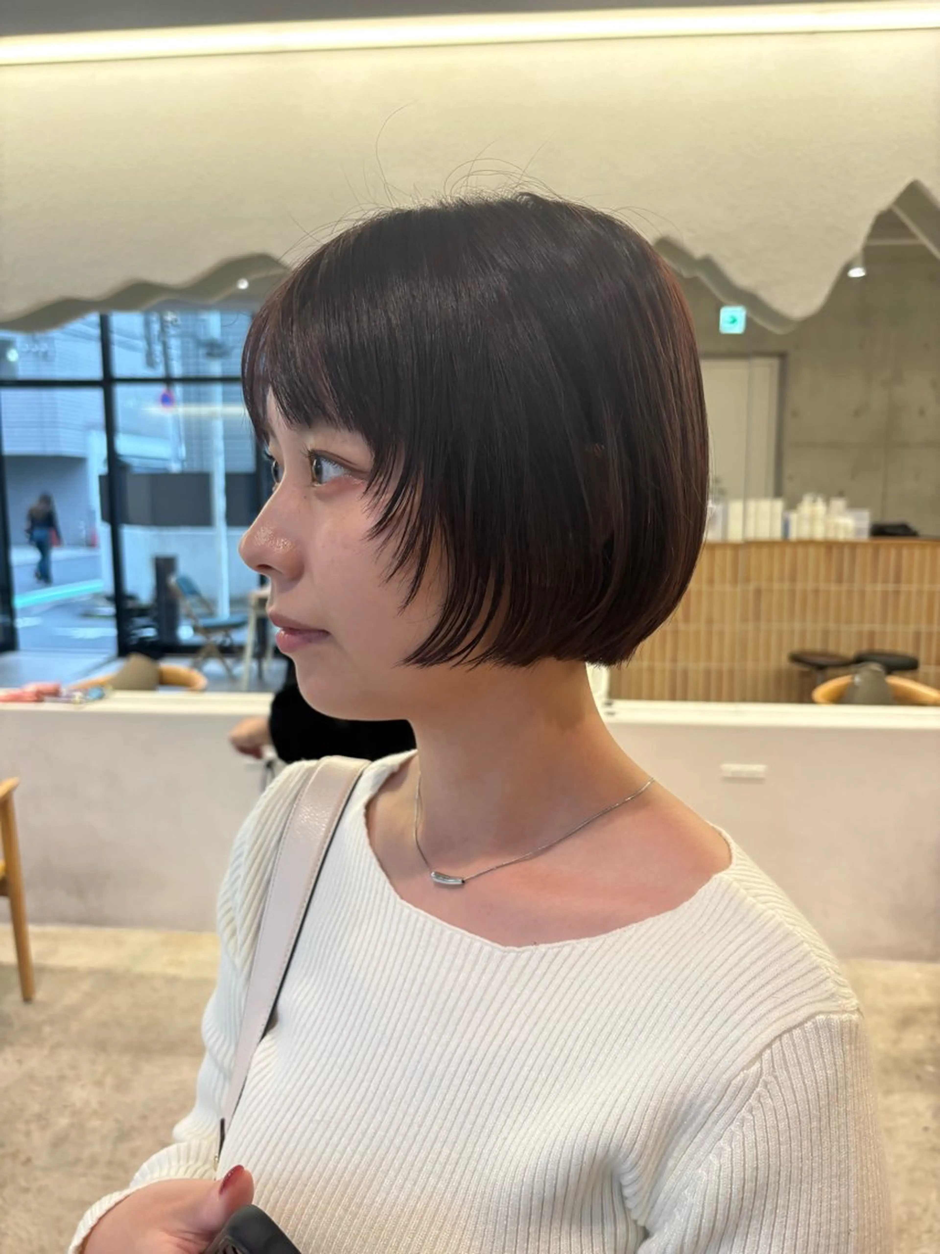 ショート カラー カット ヘアカラー レイヤー/柔色 カラー/SAkiのヘアスタイル