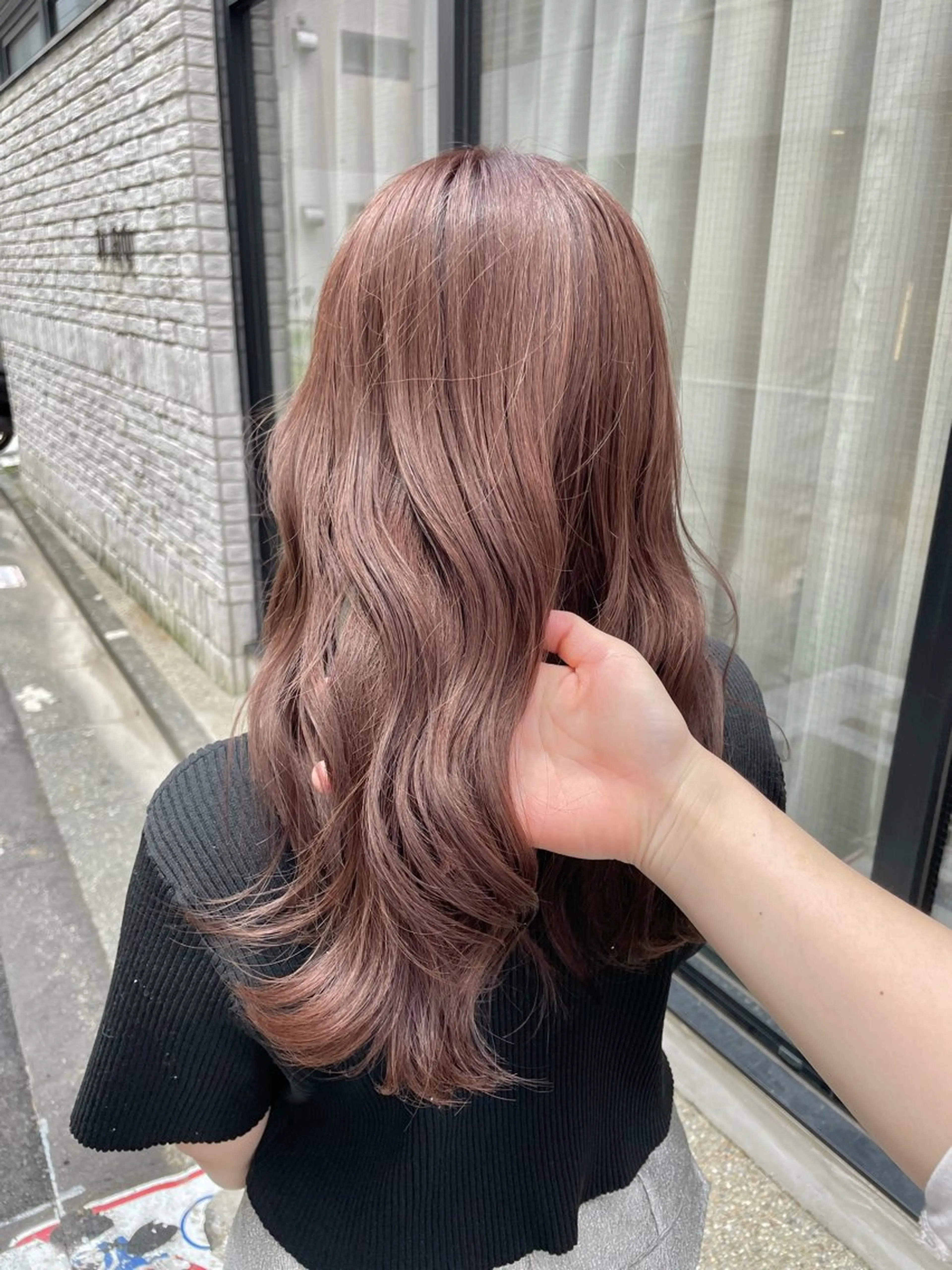 ミディアム カラー ラベンダーカラー ヘアカラー カラー/レイヤー/ 髪質改善/PAAQのヘアスタイル