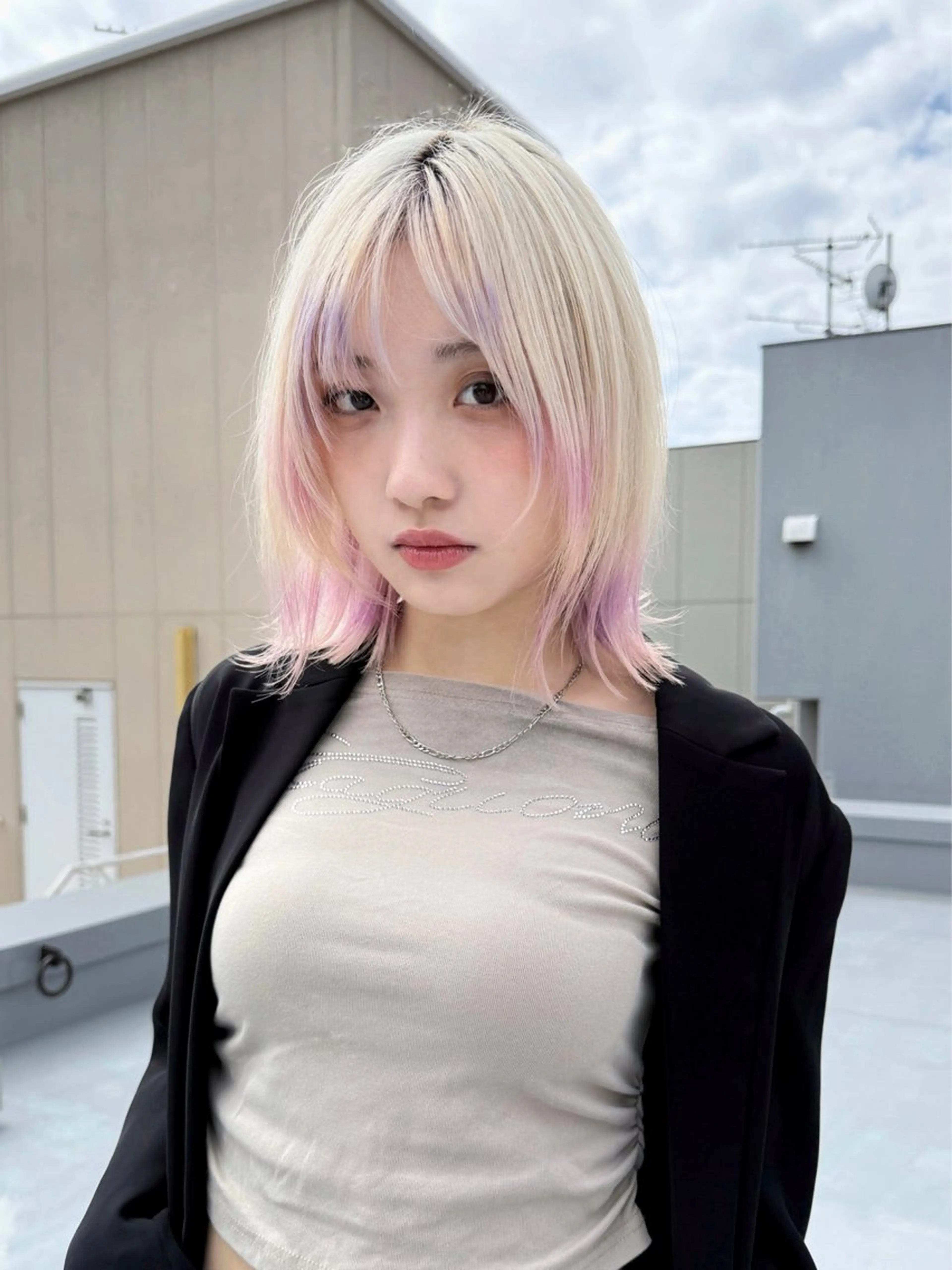 ミディアム ウルフ・ボブ モデル✵HARUTOのヘアスタイル