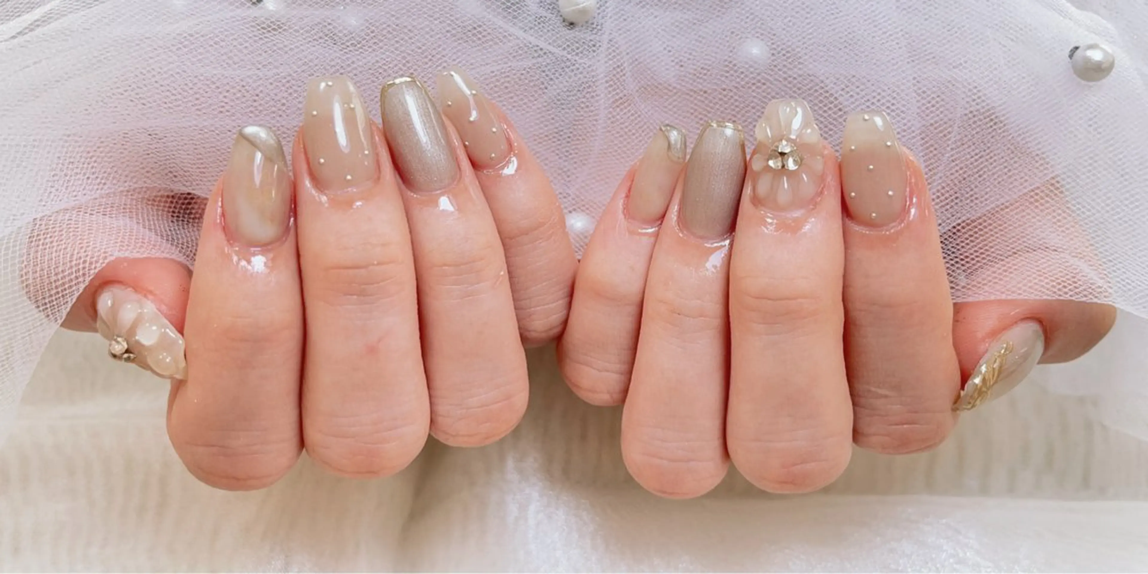 ネイル オーロラネイル チークネイル フットネイル フレンチネイル ジェルネイル NEW NAIL💞 yukiのネイルデザイン