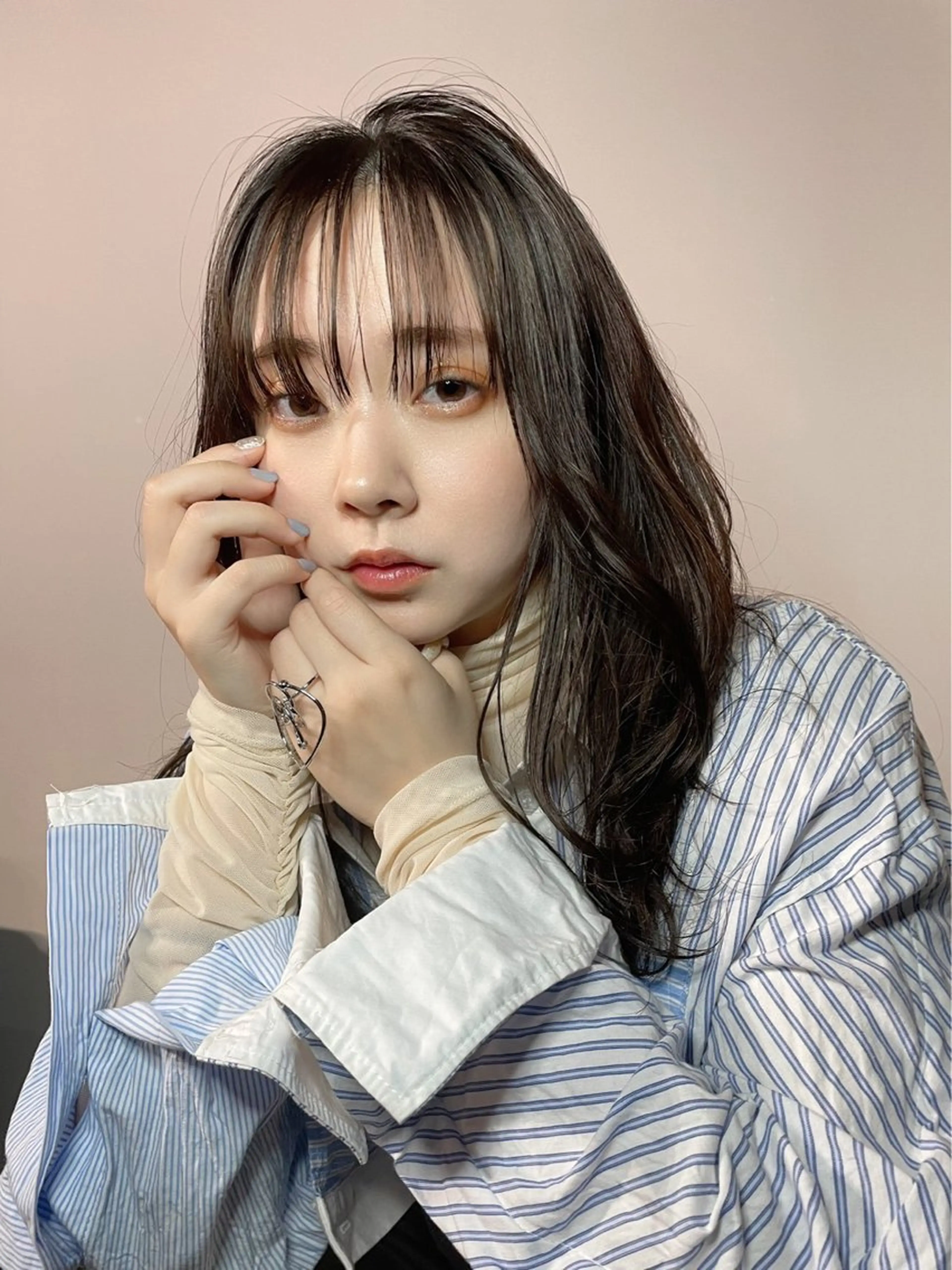 カラー 顔まわり/W カラー/リョウのヘアスタイル