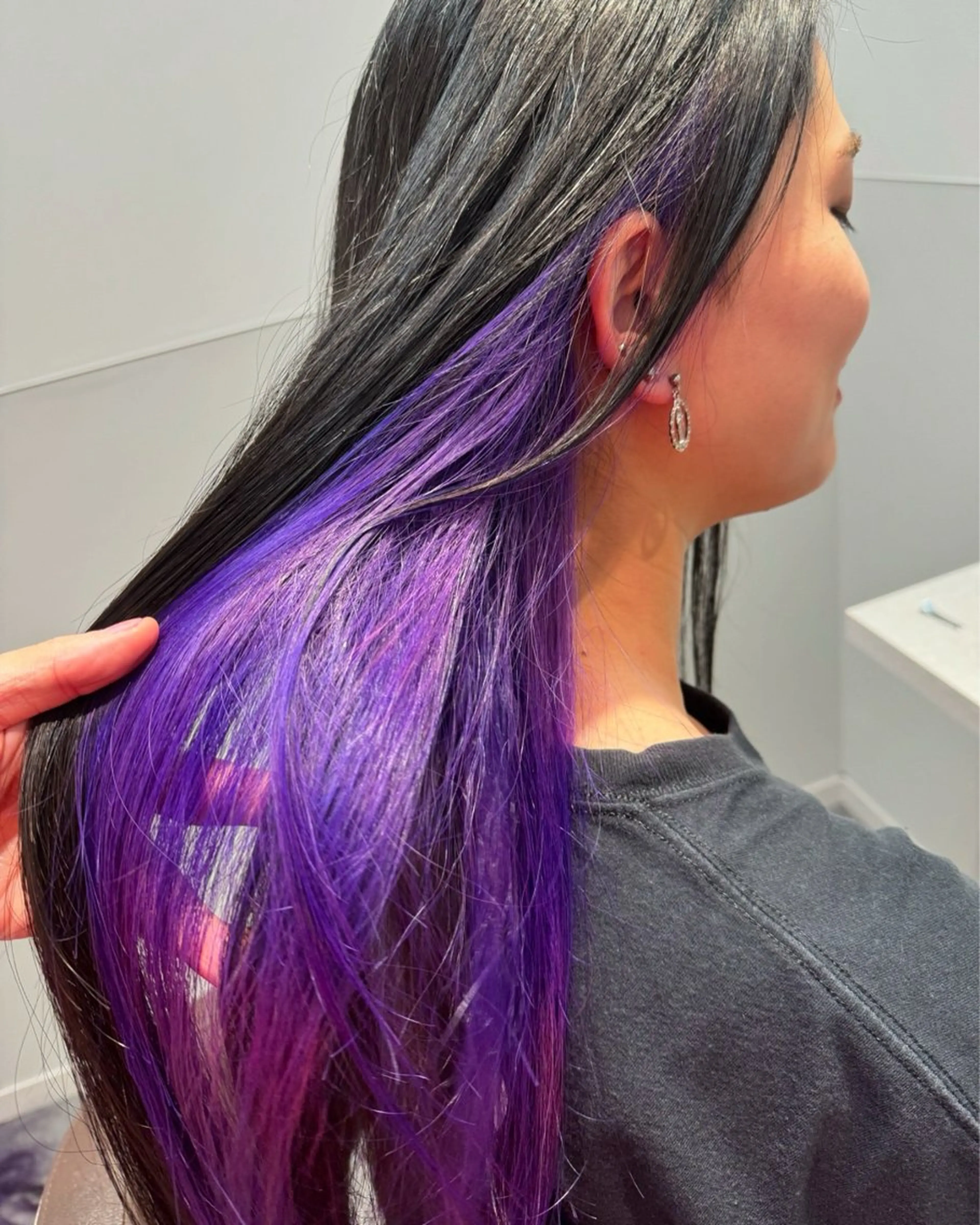 ロング ヘアカラー トリートメント 大阪 美容師 林のヘアスタイル